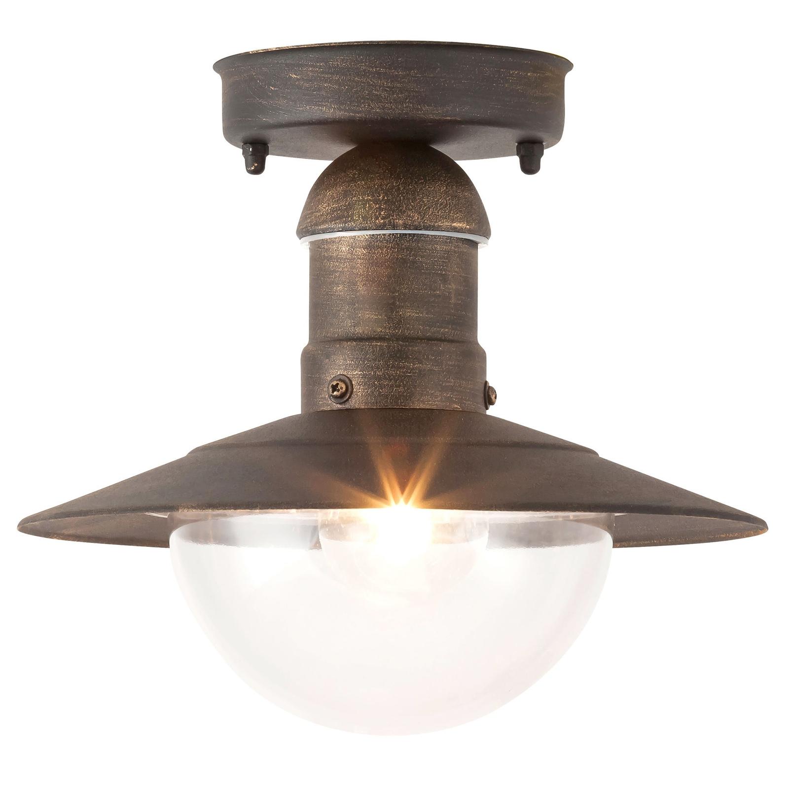 Plafoniera exterior Oslo 8736, 1 x E27, aurie, clasica