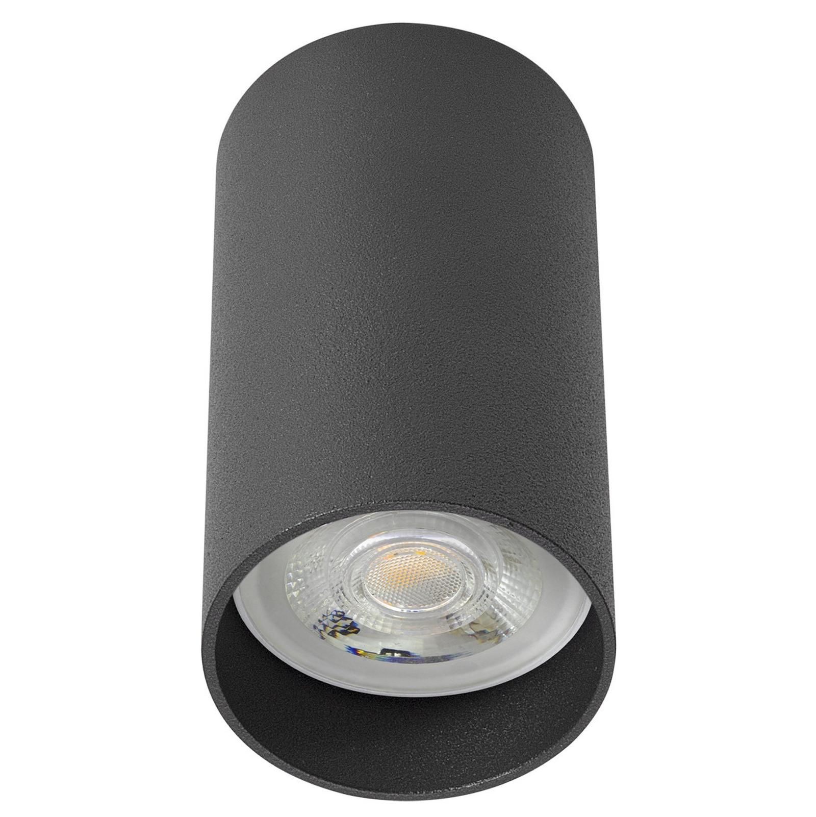 Spot aparent Axis 01-2144, 1 x GU10, H 10.35 cm, negru mat
