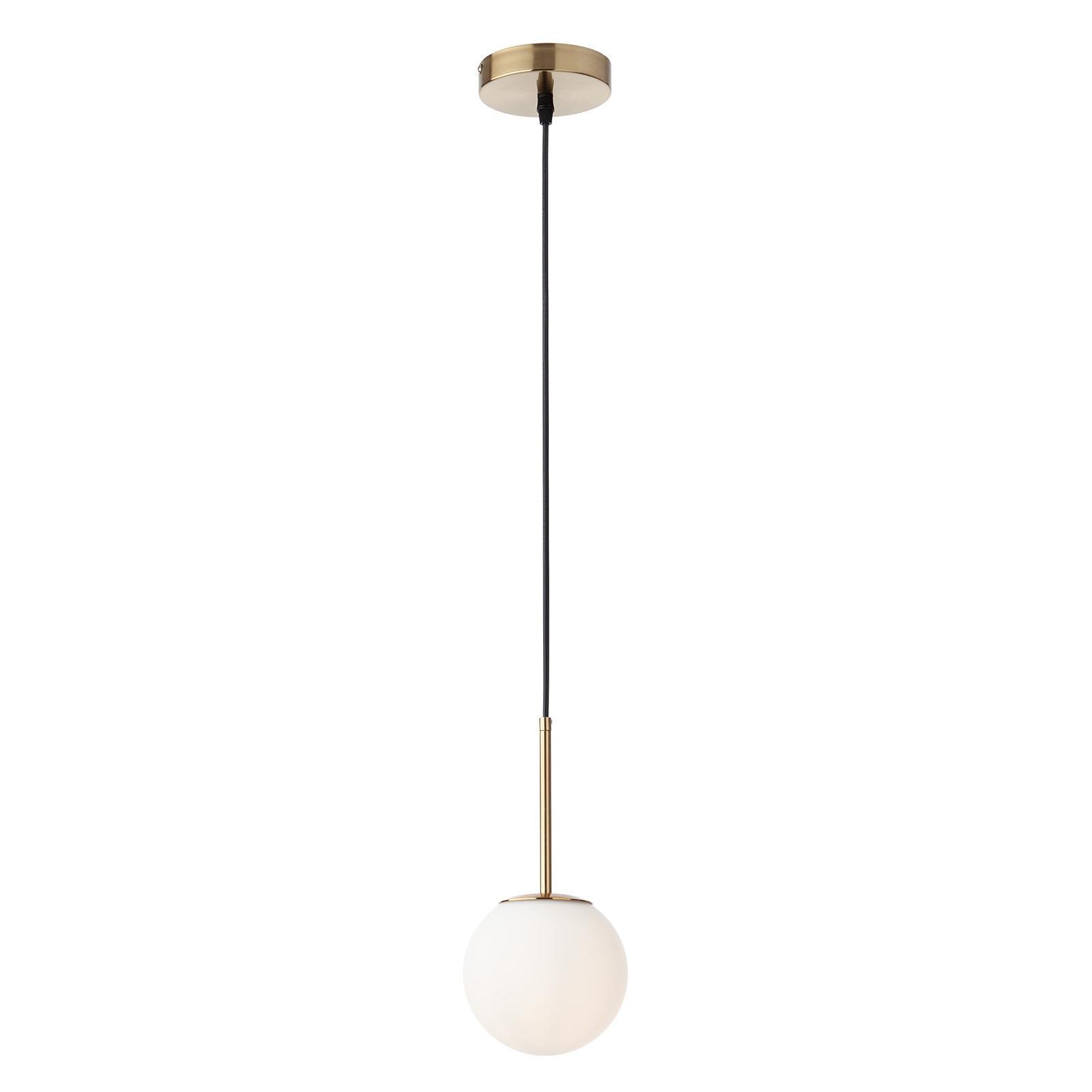 Suspensie Niva 01-2623, 1 x E14, auriu + alb opal, moderna
