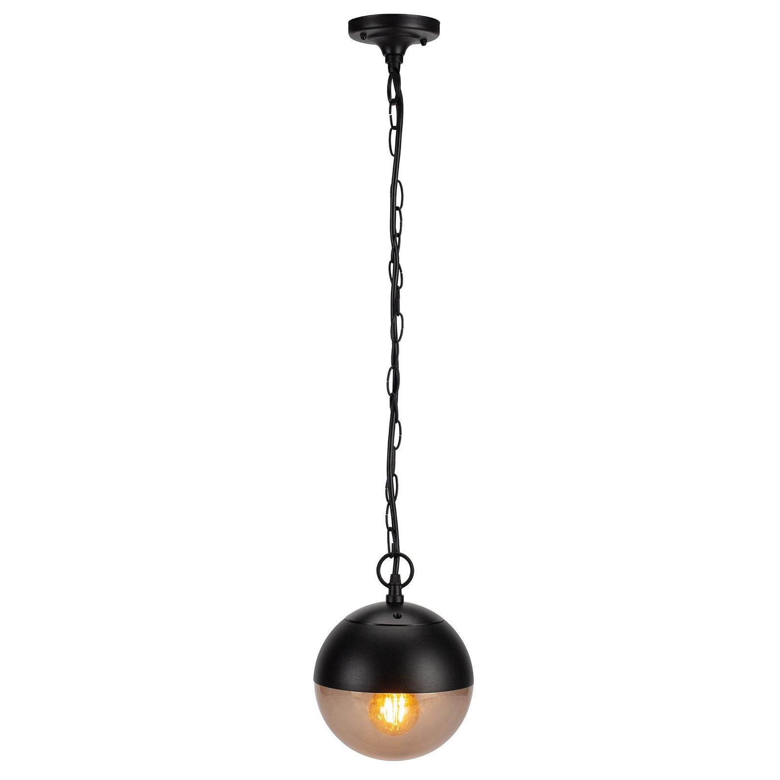 Supensie exterior Kora 7 KL137001, 1 x E27, neagra, moderna