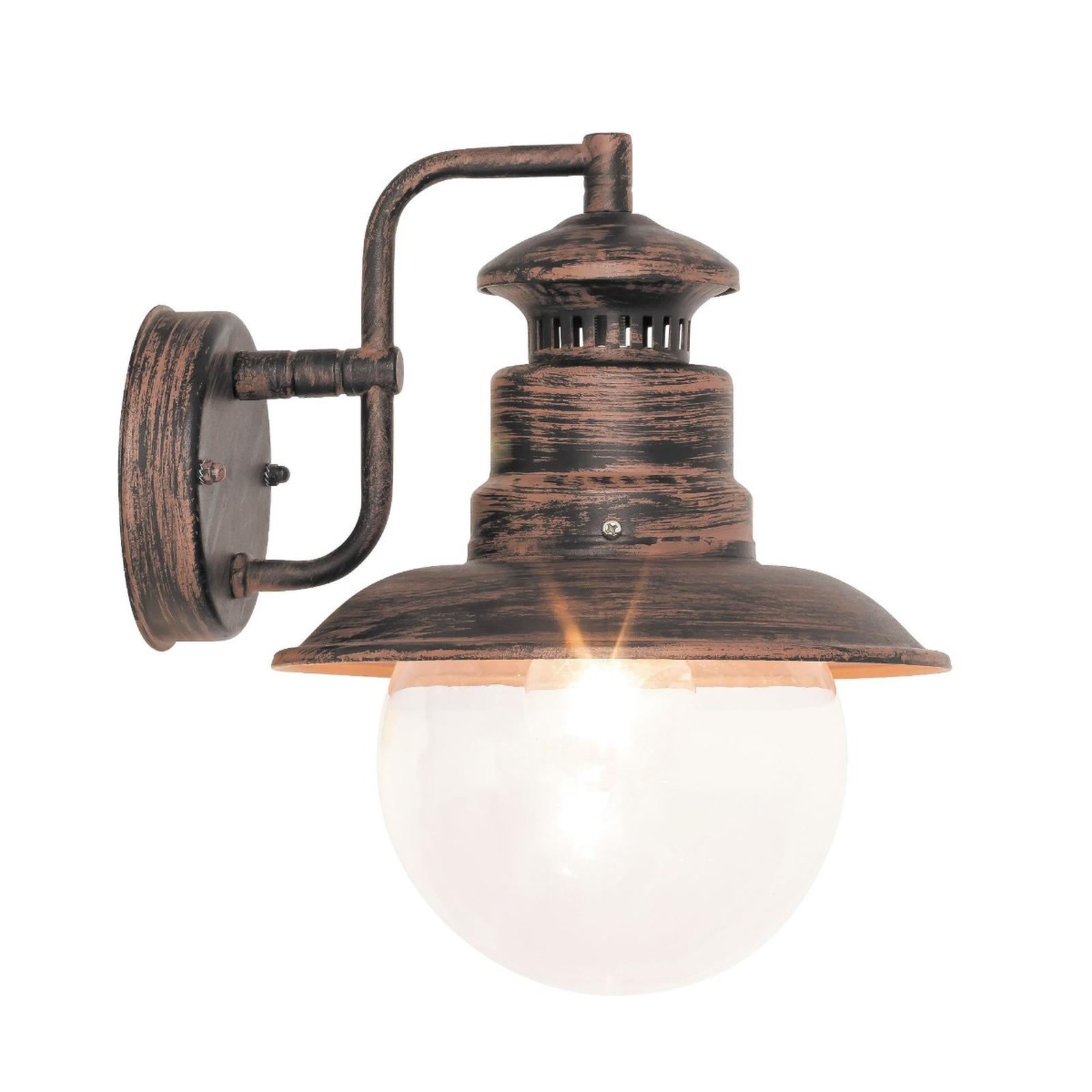 Aplica exterior Odessa 8163, orientare in jos, 1 x E27, maro antic, clasica
