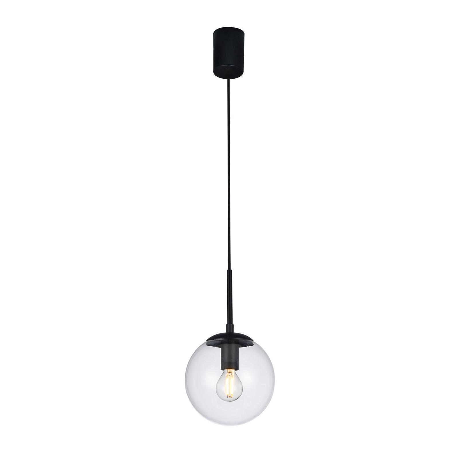 Suspensie Global 01-3164, 1 x E14, negru, D 150 mm, modern