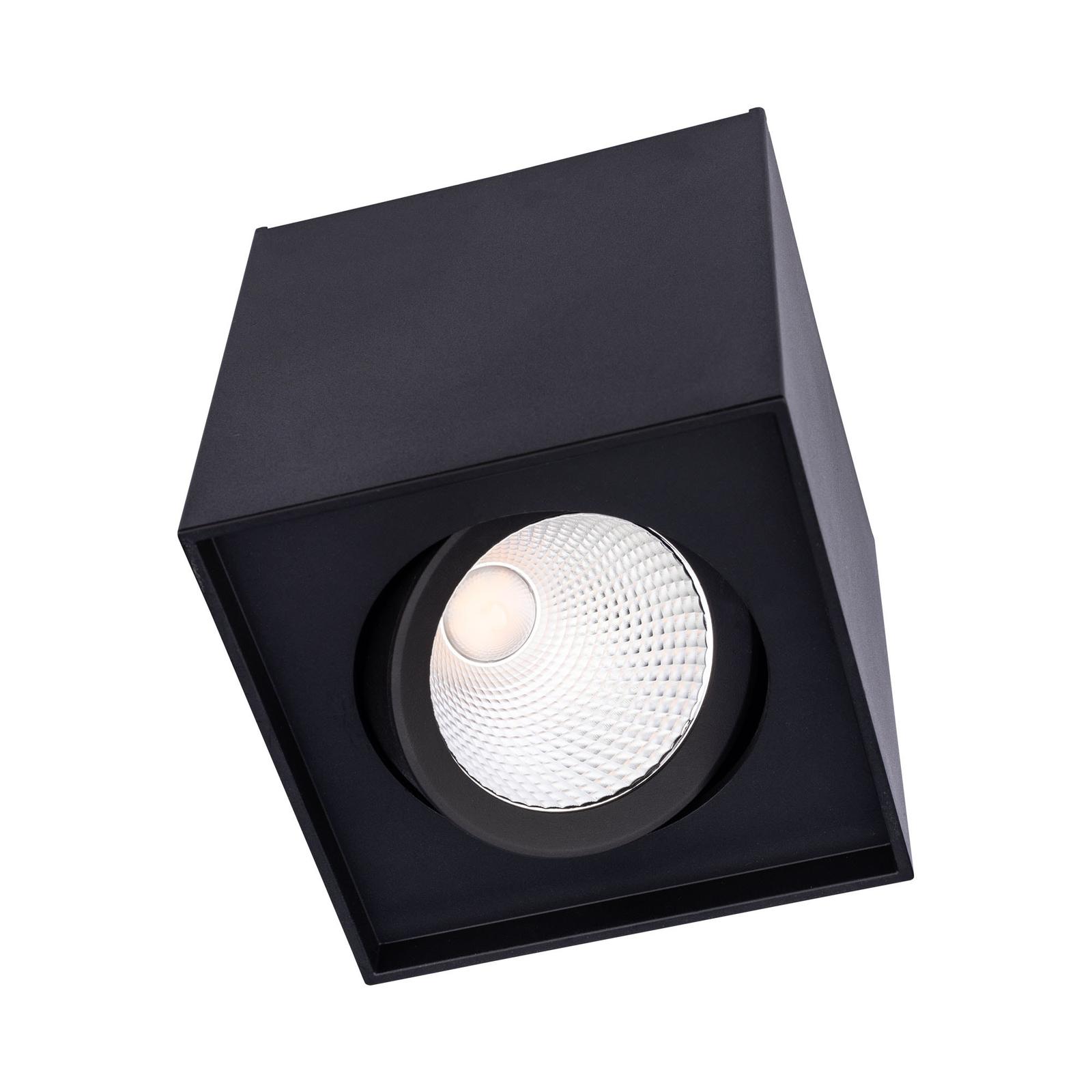Spot LED aparent PC 01 70443, 10W, lumina neutra, orientabil, negru mat