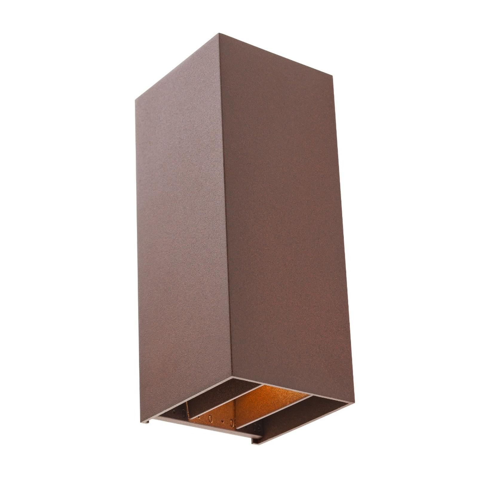 Aplica exterior cu LED Sonny 90637, 2 x 5 W, lumina calda / neutra, corten, modern