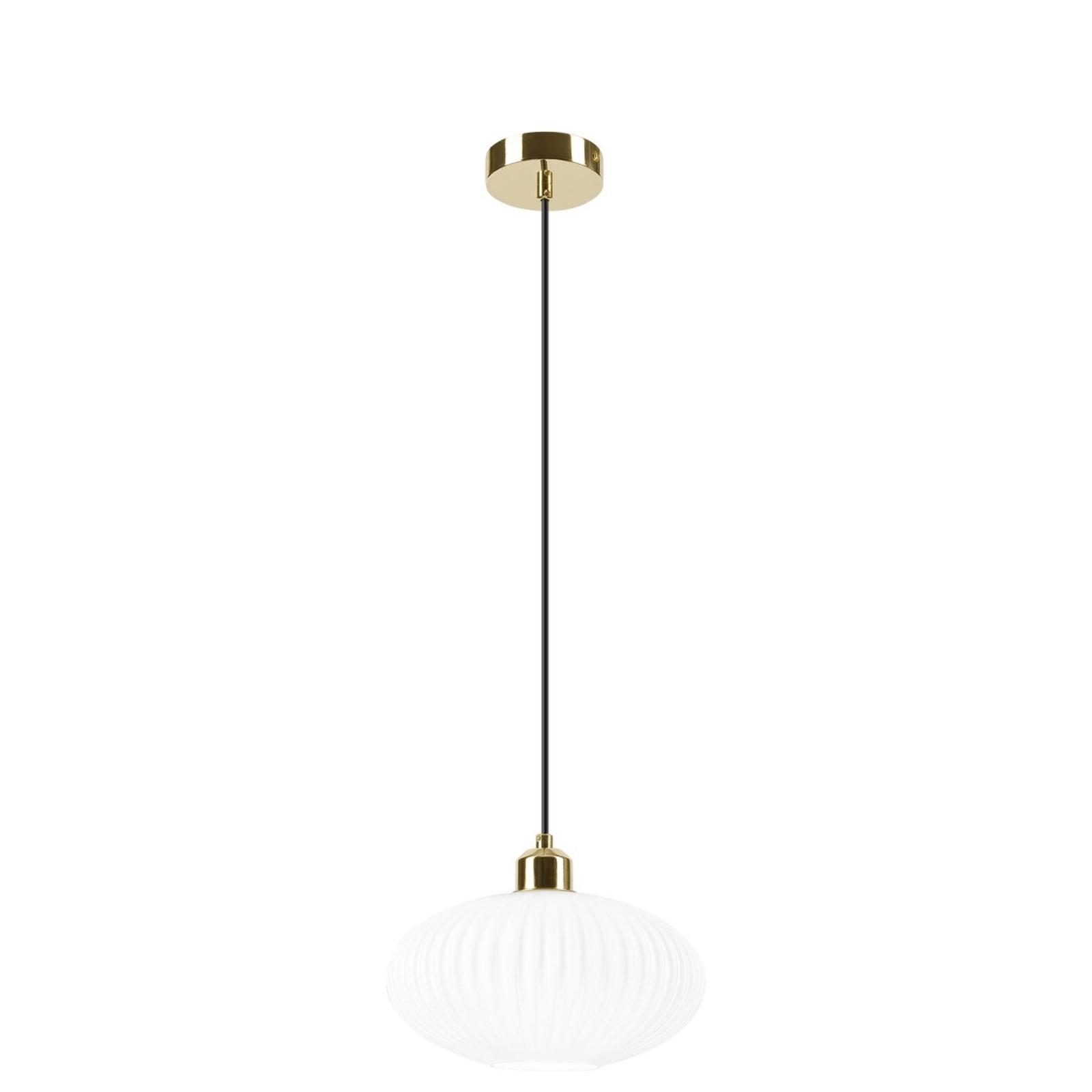 Suspensie Harma 53448 1 x E27, alb + auriu, modern