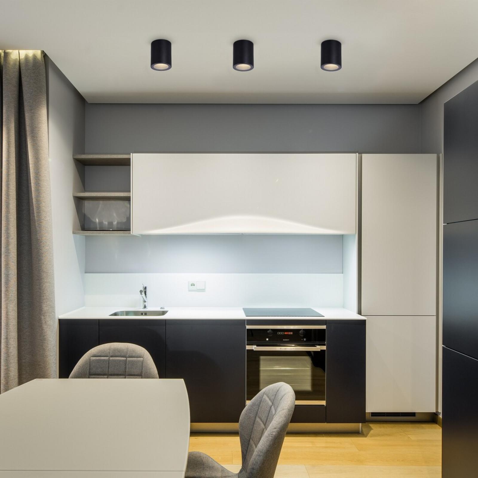 Spot Koven 71342 pentru baie, 1 x GU10, IP44, negru, modern