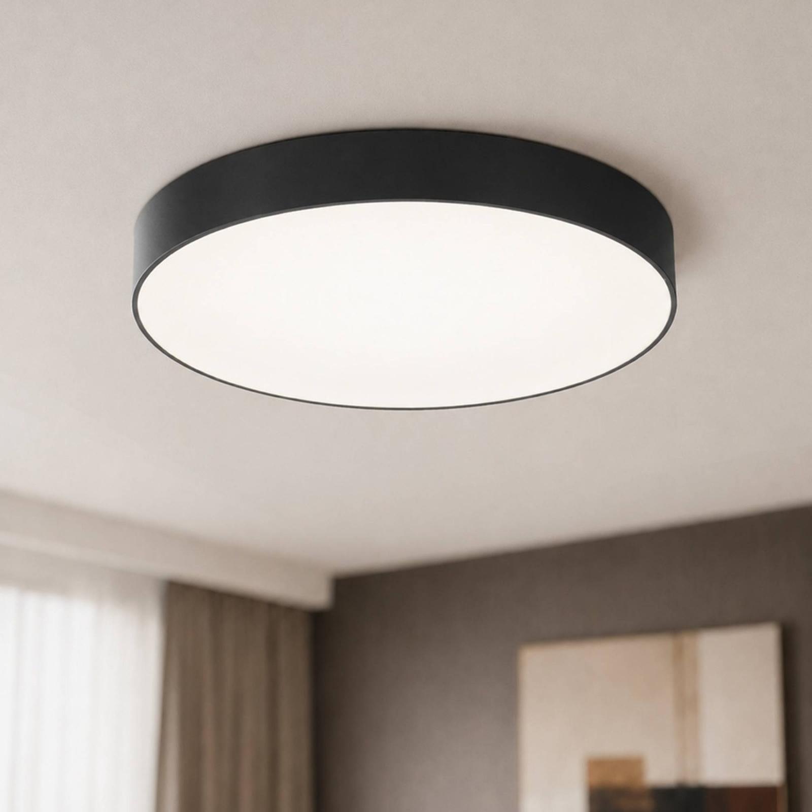Plafoniera LED Numis 05-1062, 60 W, 4365 lm, lumina calda / neutra / rece, alb + negru, modern Plafoniera LED Numis 05-1062, 60 W, 4365 lm, lumina calda / neutra / rece, alb + negru, modern