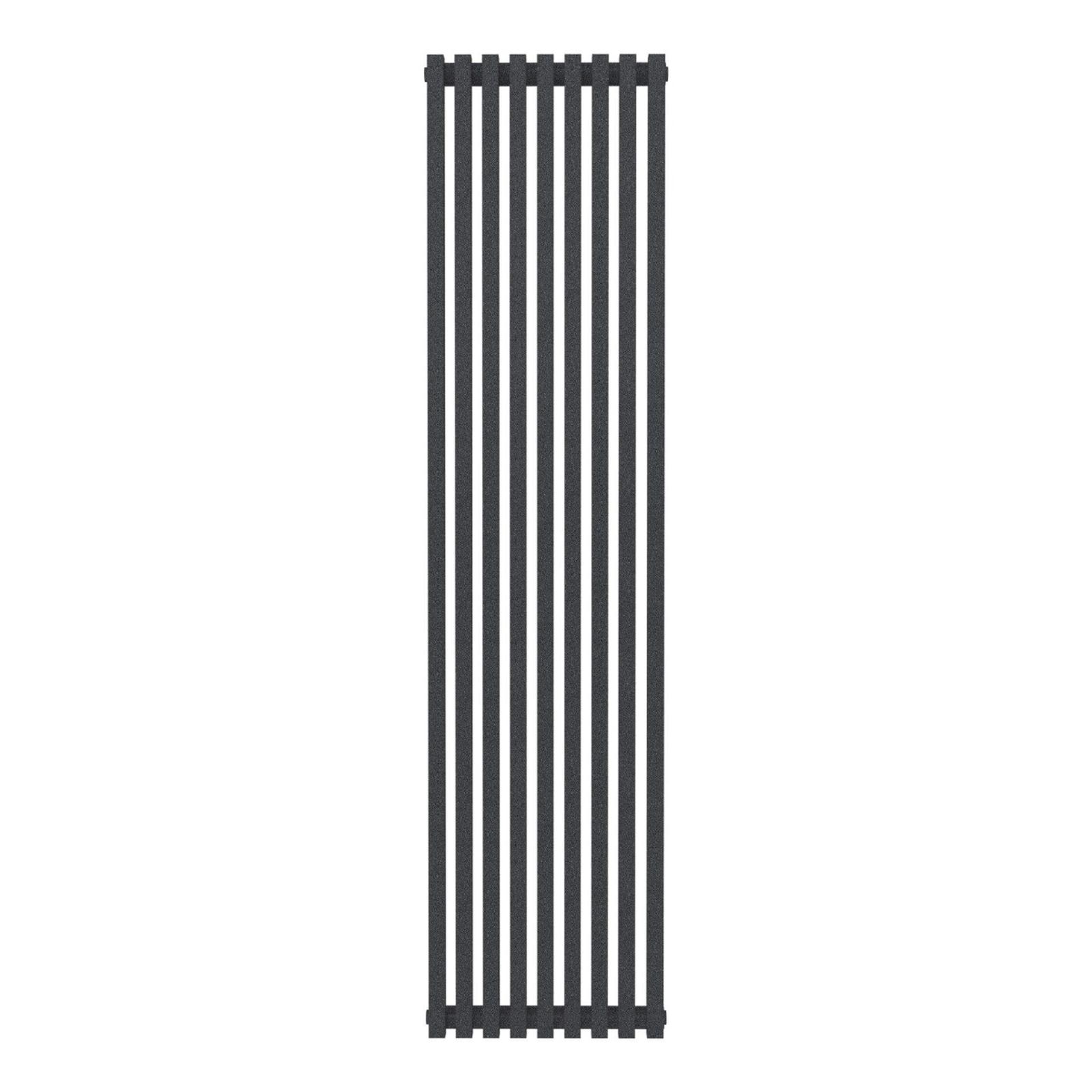 Calorifer vertical, decorativ, living, Radox Vertica D , negru, 445 x 1800 mm, accesorii incluse