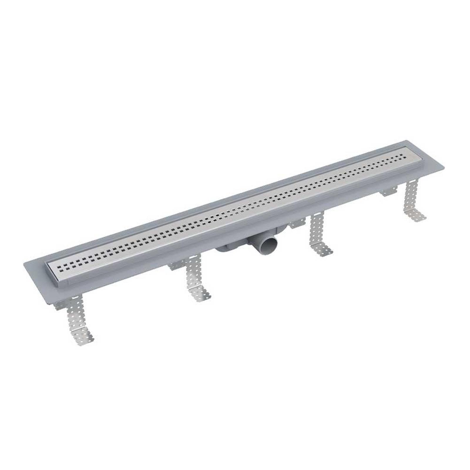 Rigola Komfort CPZ9 550 pentru dus, cu gratar din otel inoxidabil, inox, 55 cm