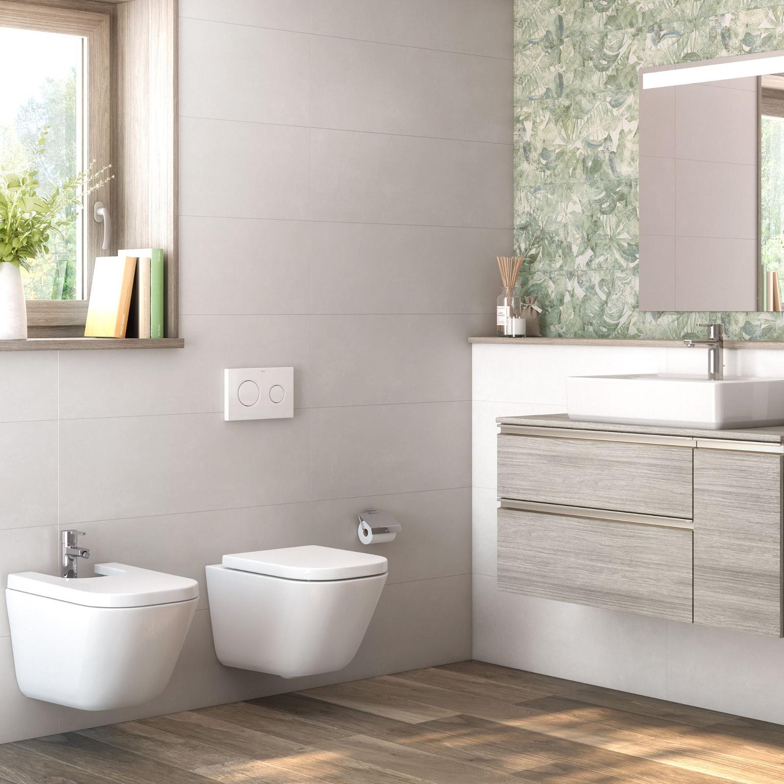 Bideu suspendat Roca Gap A357476000, alb, 34 x 54 x 31.5 cm Bideu suspendat Roca Gap A357476000, alb, 34 x 54 x 31.5 cm