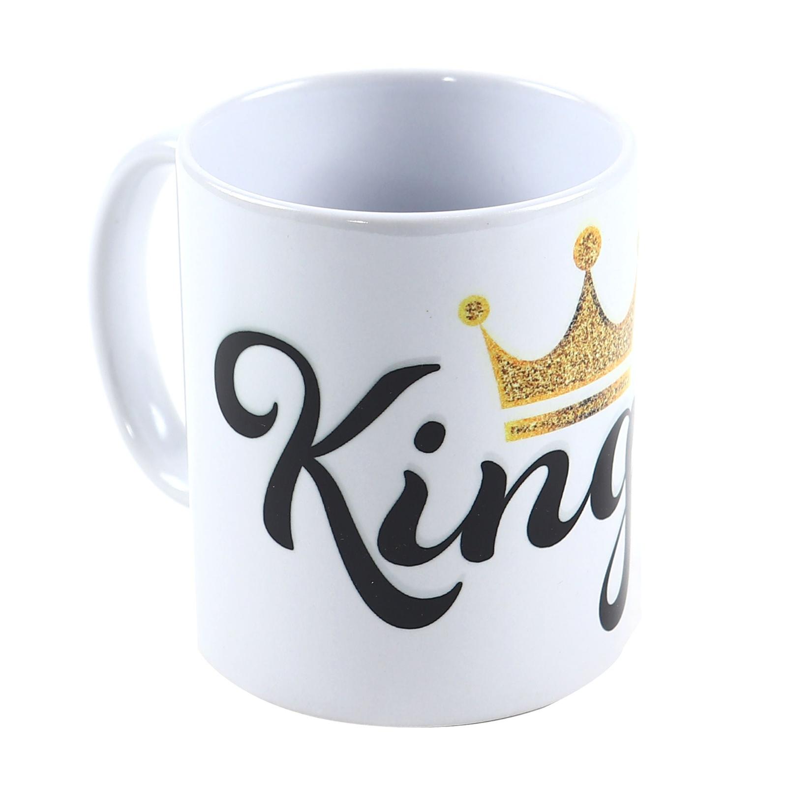 Cana cu mesaj, King, ceramica, multicolor, 330 ml