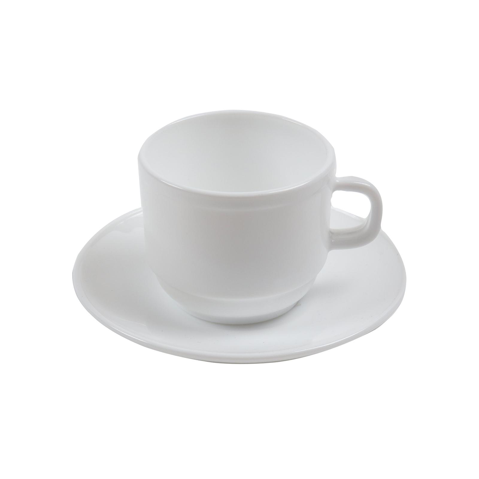Ceasca cafea White, sticla termica, alb, 250 ml