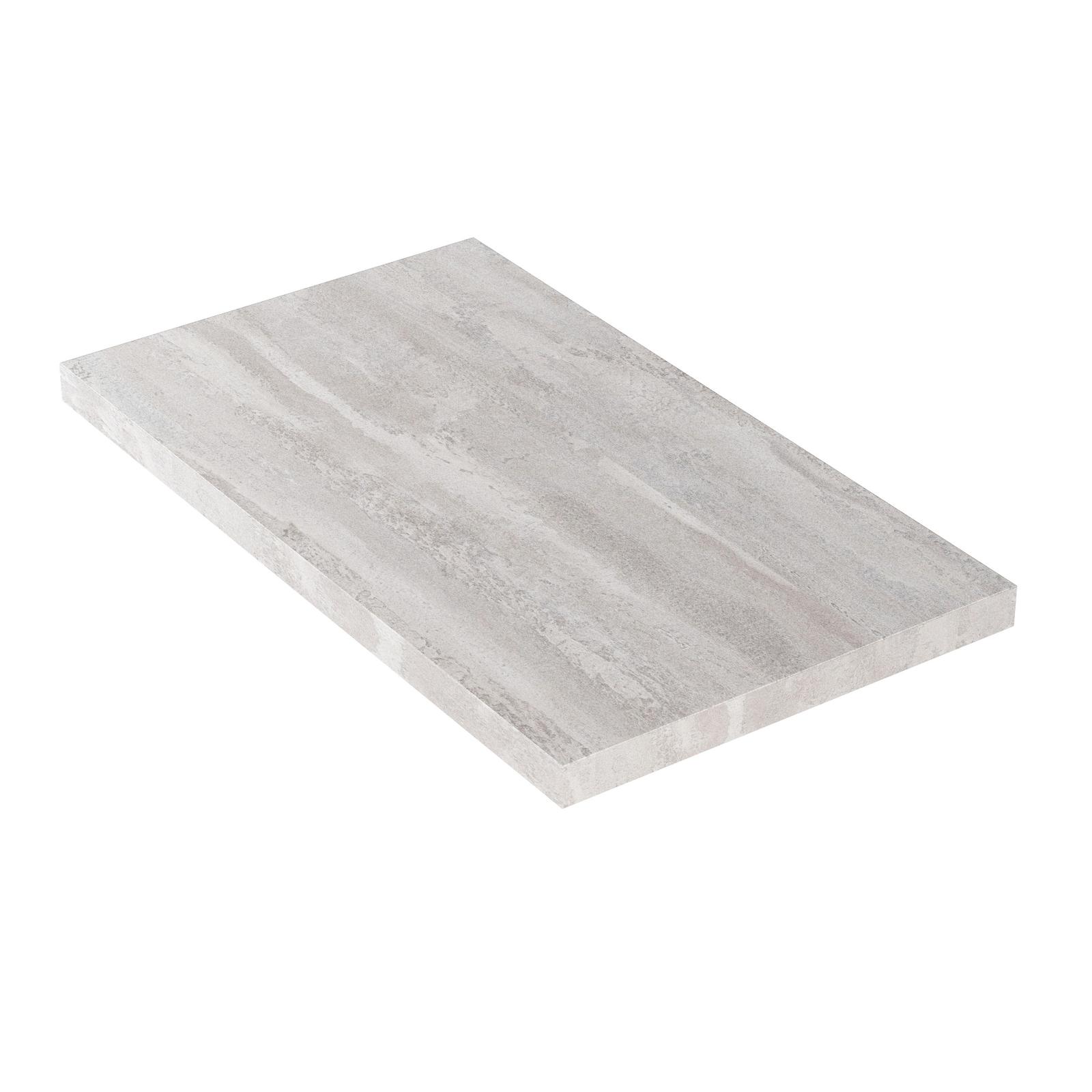 Blat lavoar Savini Due Linea 2801/21, PAL, gri ciment, 80 x 46 cm