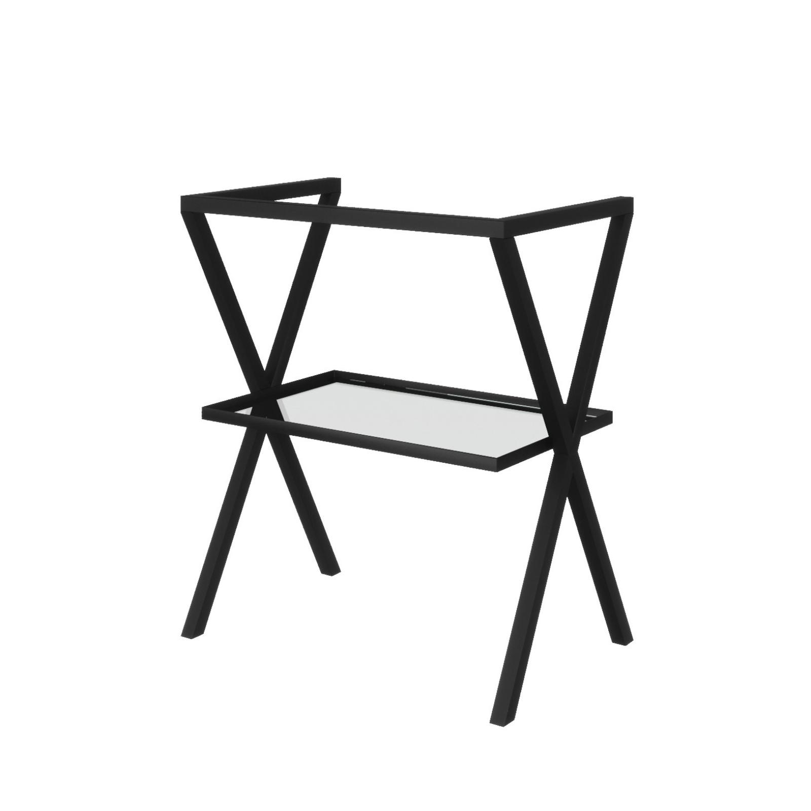 Suport Savini Due 2630, metalic, negru, 60 cm