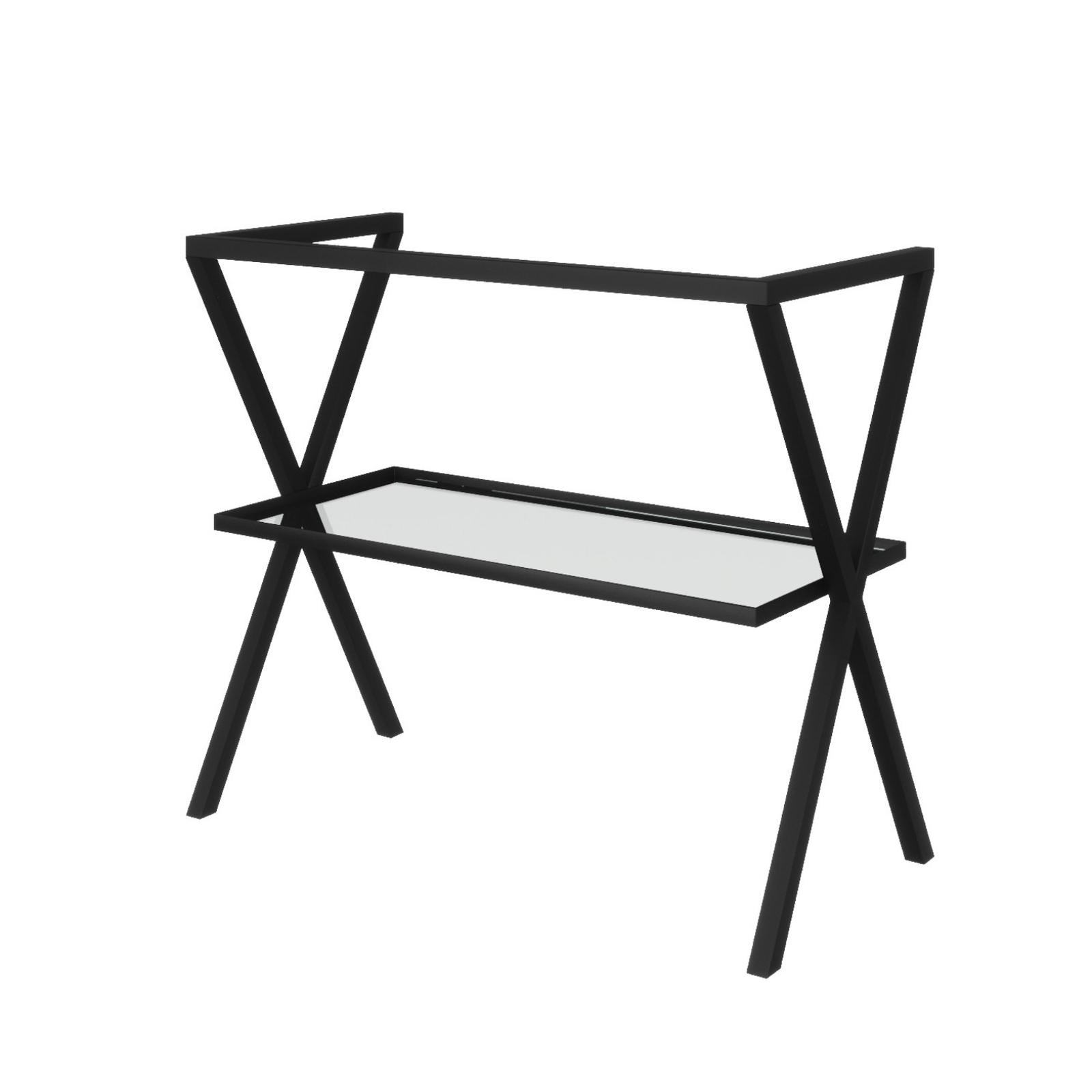 Suport metalic pentru blat, Savini Due 2631, metalic, negru, 80 cm