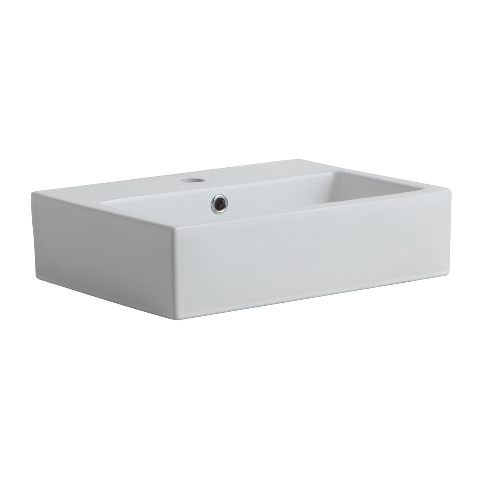 Lavoar Savini Due Linea 907120, montaj pe blat, alb, dreptunghiular, 48.5 cm