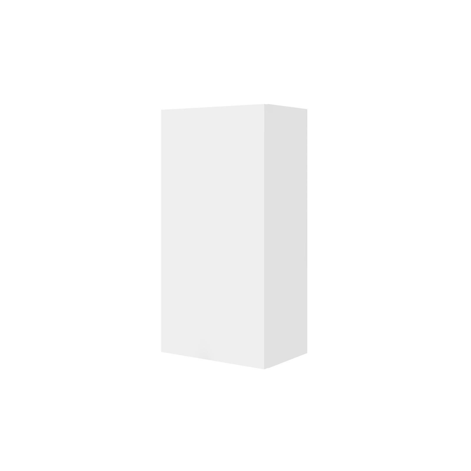 Dulap baie suspendat Savini Due 2610/F10, 1 usa, MDF, alb mat, 25 x 50 x 15.1 cm