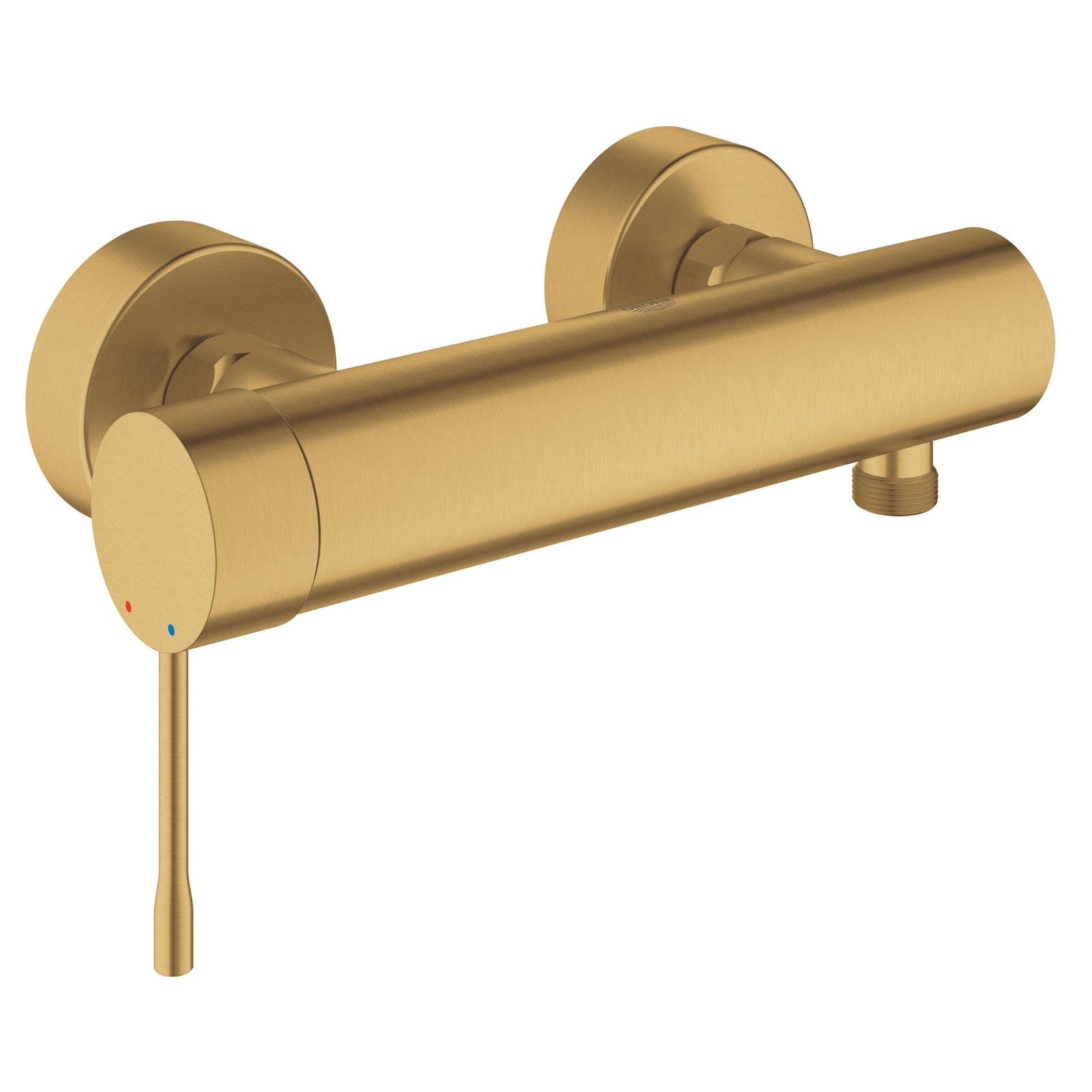 Baterie pentru dus Grohe Essence 33636GN1, montaj pe perete, monocomanda, finisaj auriu mat