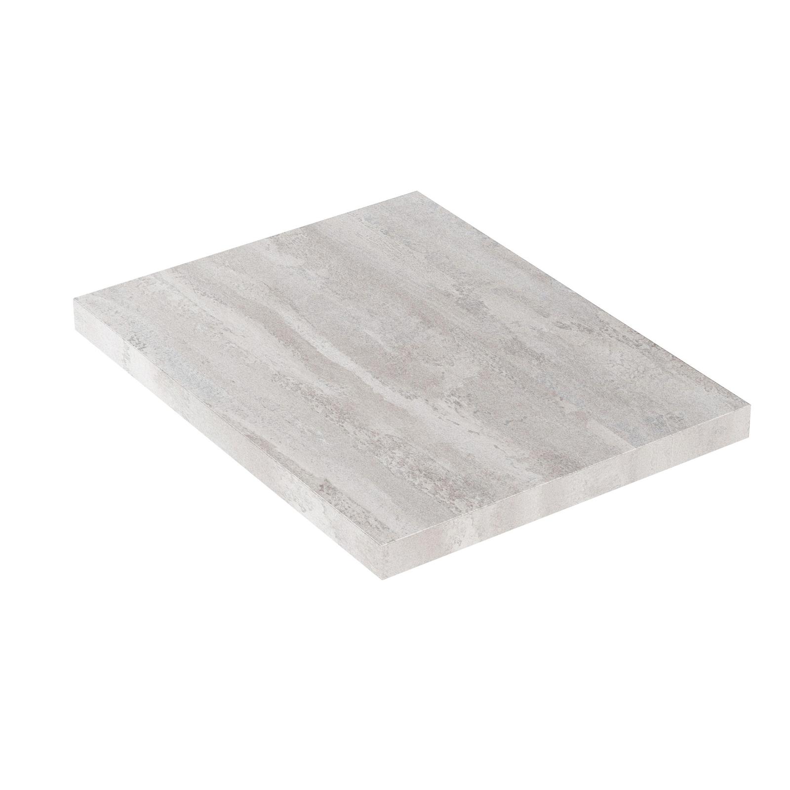Blat lavoar baie Savini Due Linea 2800/21, PAL, gri ciment, 60 x 46 cm