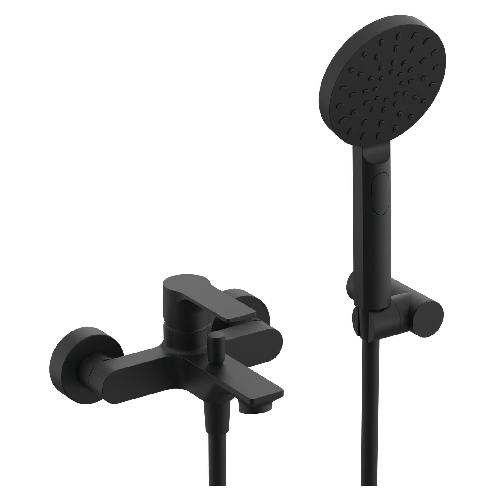 Baterie baie Remer Energy EY02NO + accesorii, montaj aplicat, monocomanda, finisaj negru