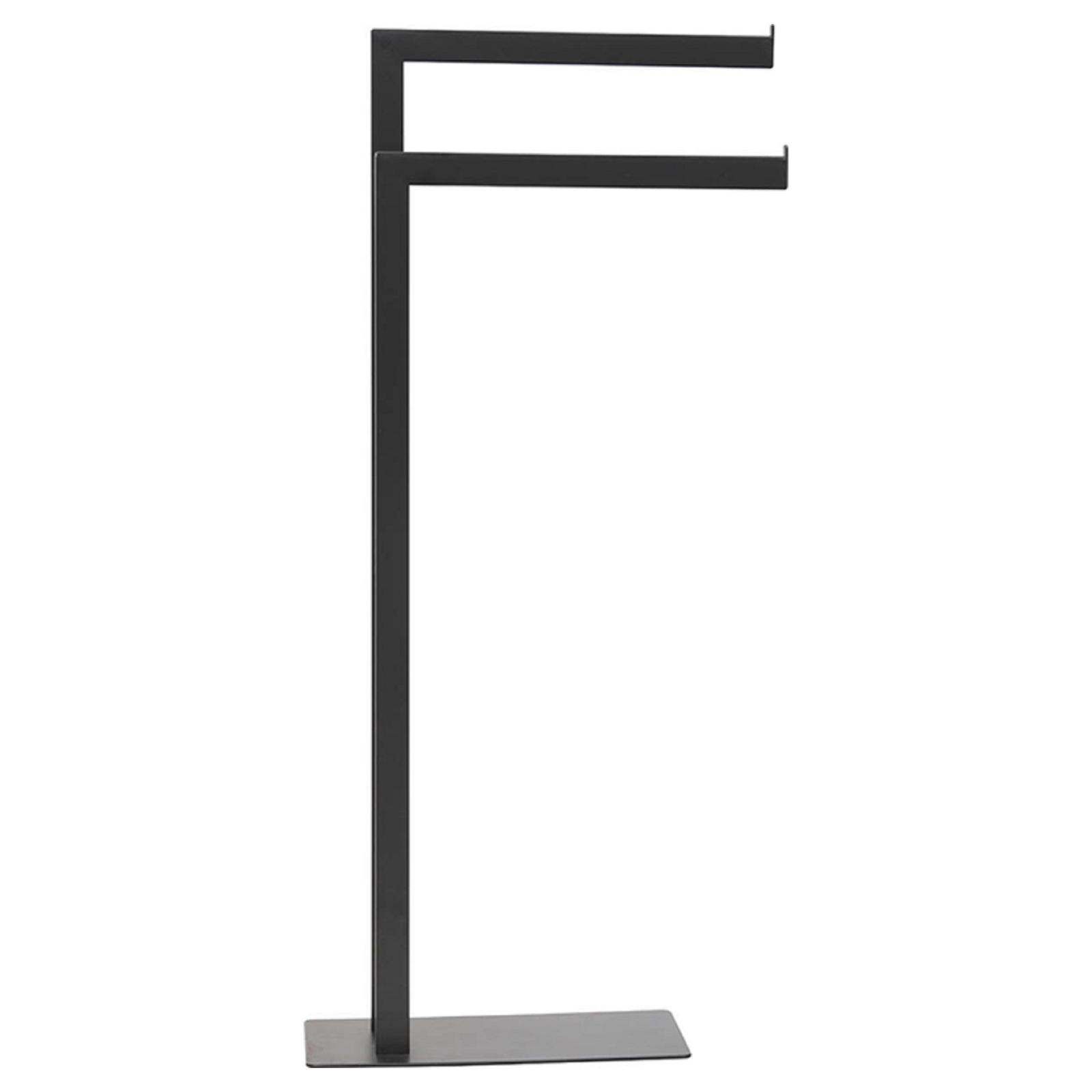 Suport prosop Tendance CR96151108 baie, tip bara, cu doua brate, 20 x 30 x 81 cm