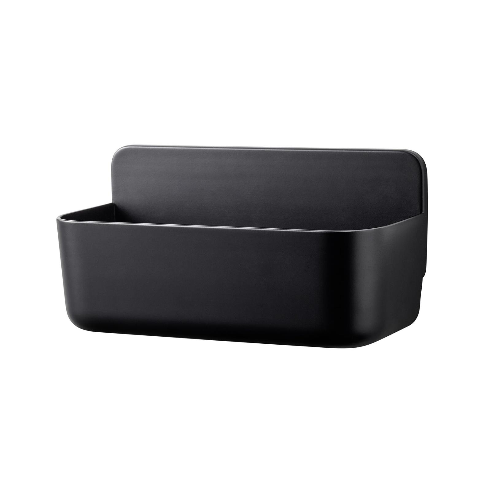 Etajera Lavaa 40516, montaj pe perete, finisaj negru, un raft, 26 x 13 x 11 cm