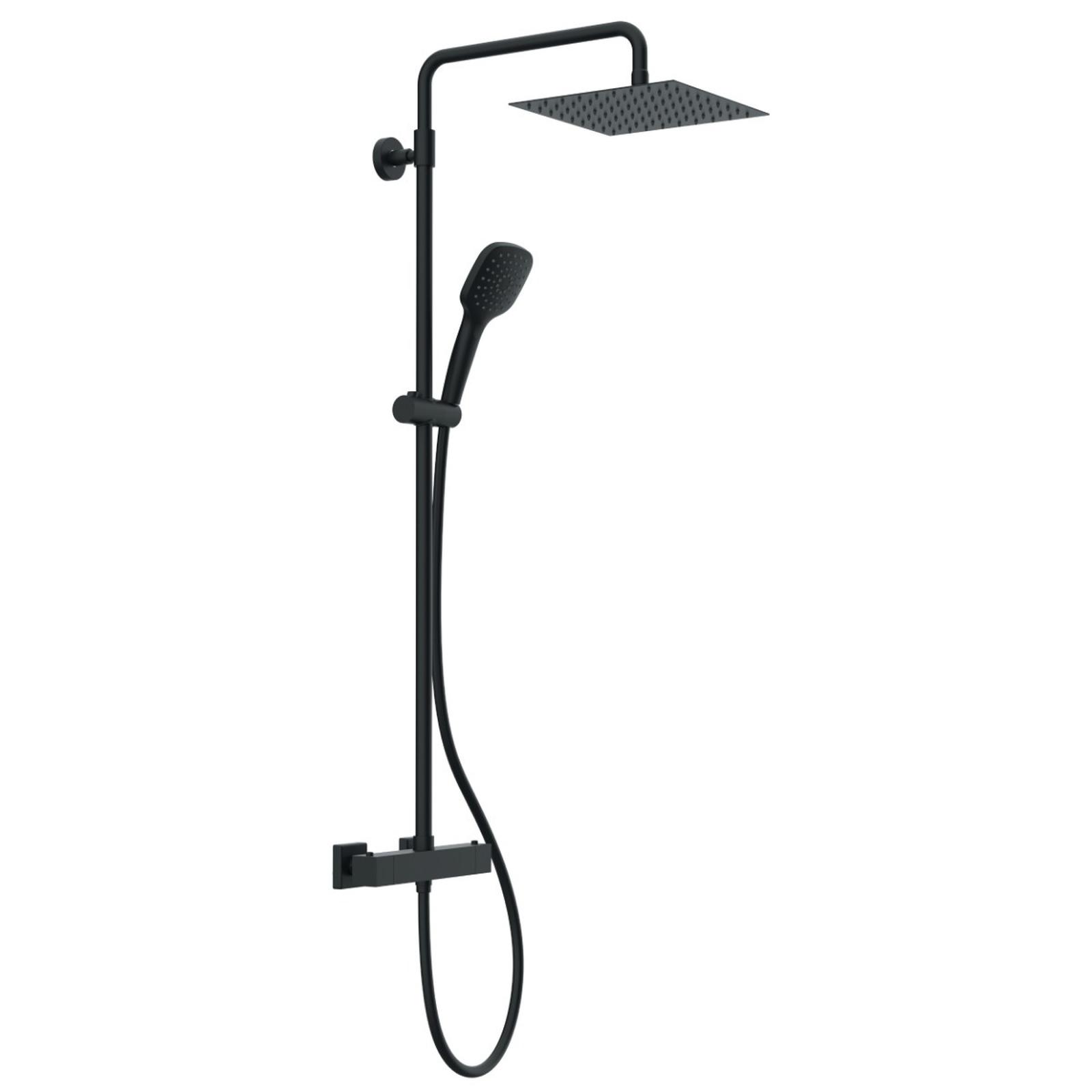 Sistem dus Remer Q-Elegance ST32LA8, finisaj negru mat, baterie termostatata