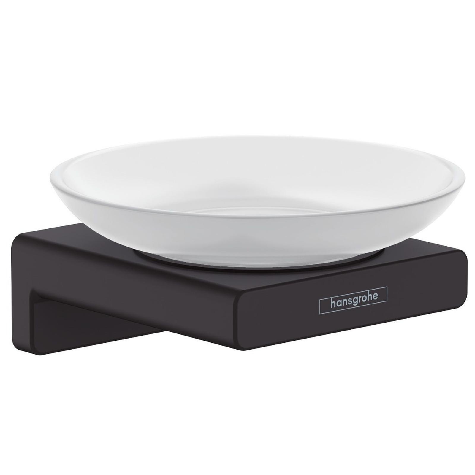Sapuniera Hansgrohe AddStoris 41746670, negru Sapuniera Hansgrohe AddStoris 41746670, negru