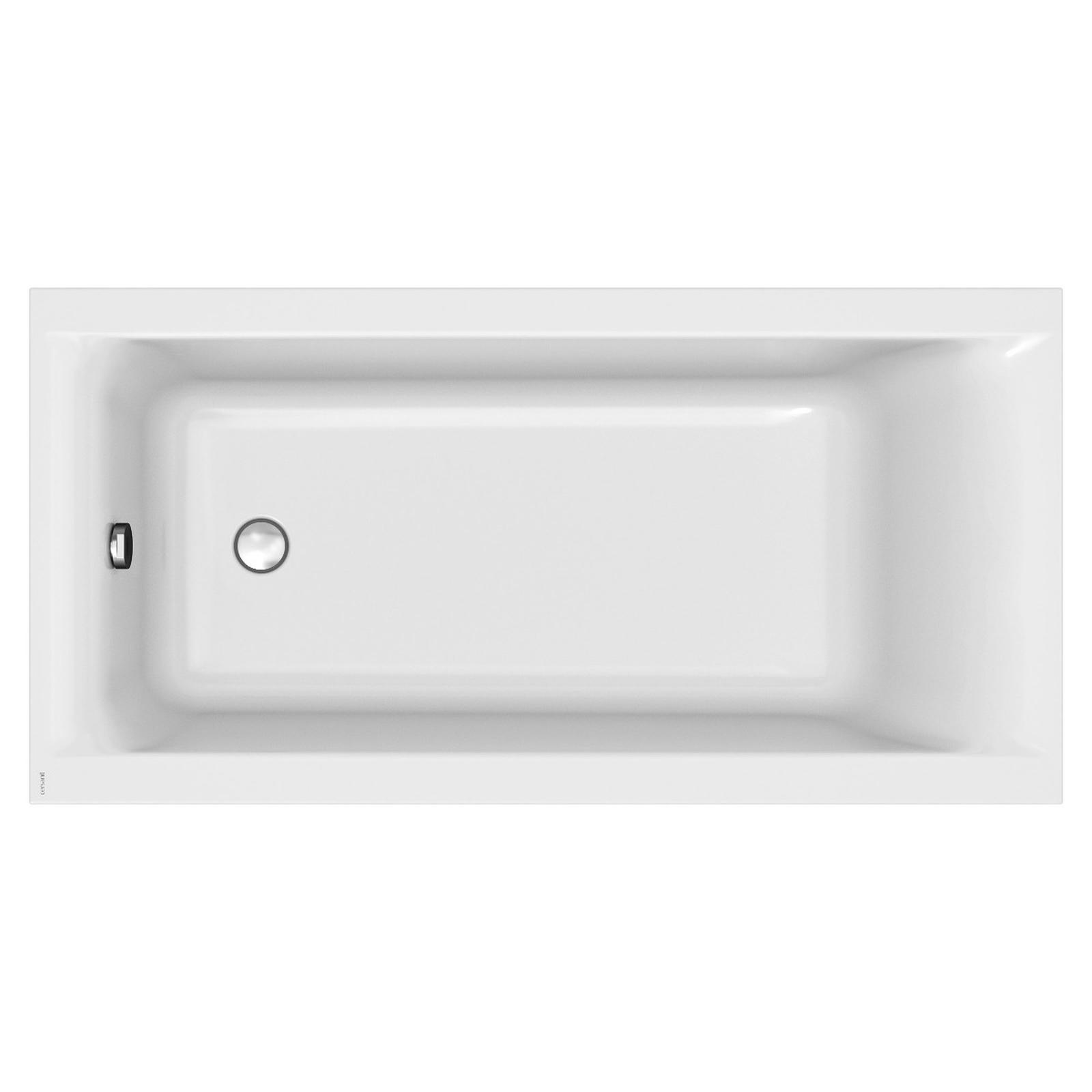 Cada baie Cersanit Larga S301-304, acril, 150 x 75 cm, suport inclus