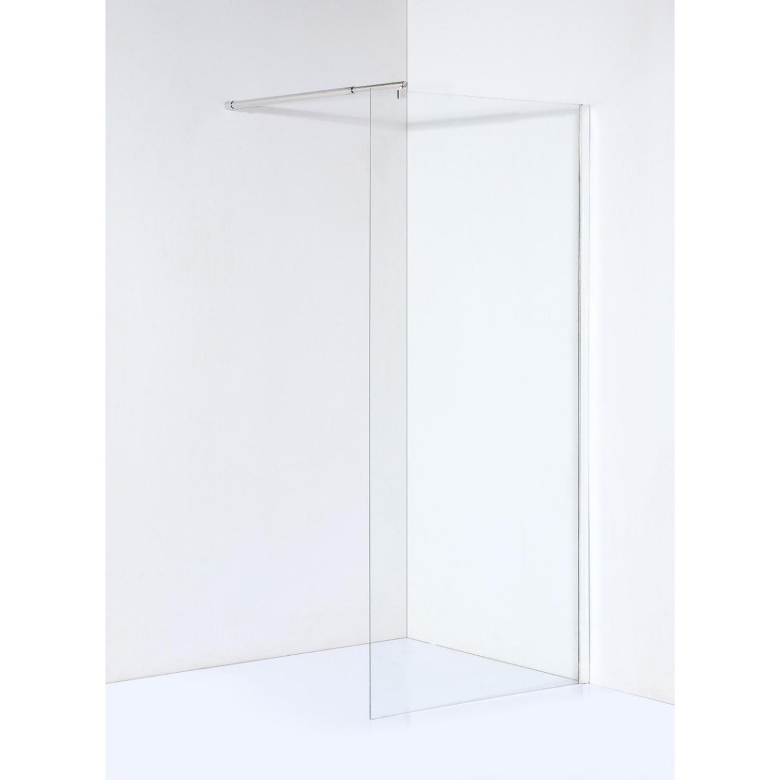 Perete dus tip walk-in, Kadda HK-8210-90T, sticla transparenta, profil cromat, 90 x 200 cm