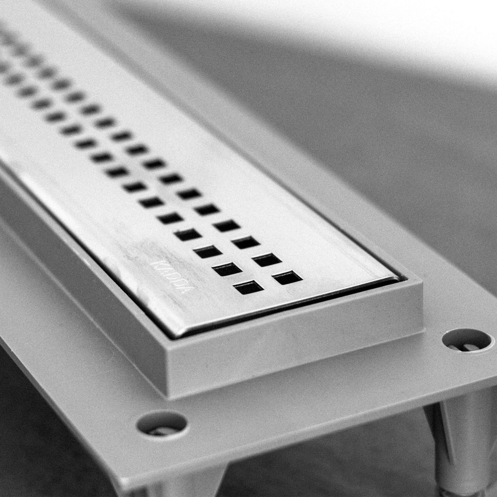 Rigola Kadda SHDR5509005SS dus cu gratar din otel inoxidabil, inox, 55 cm