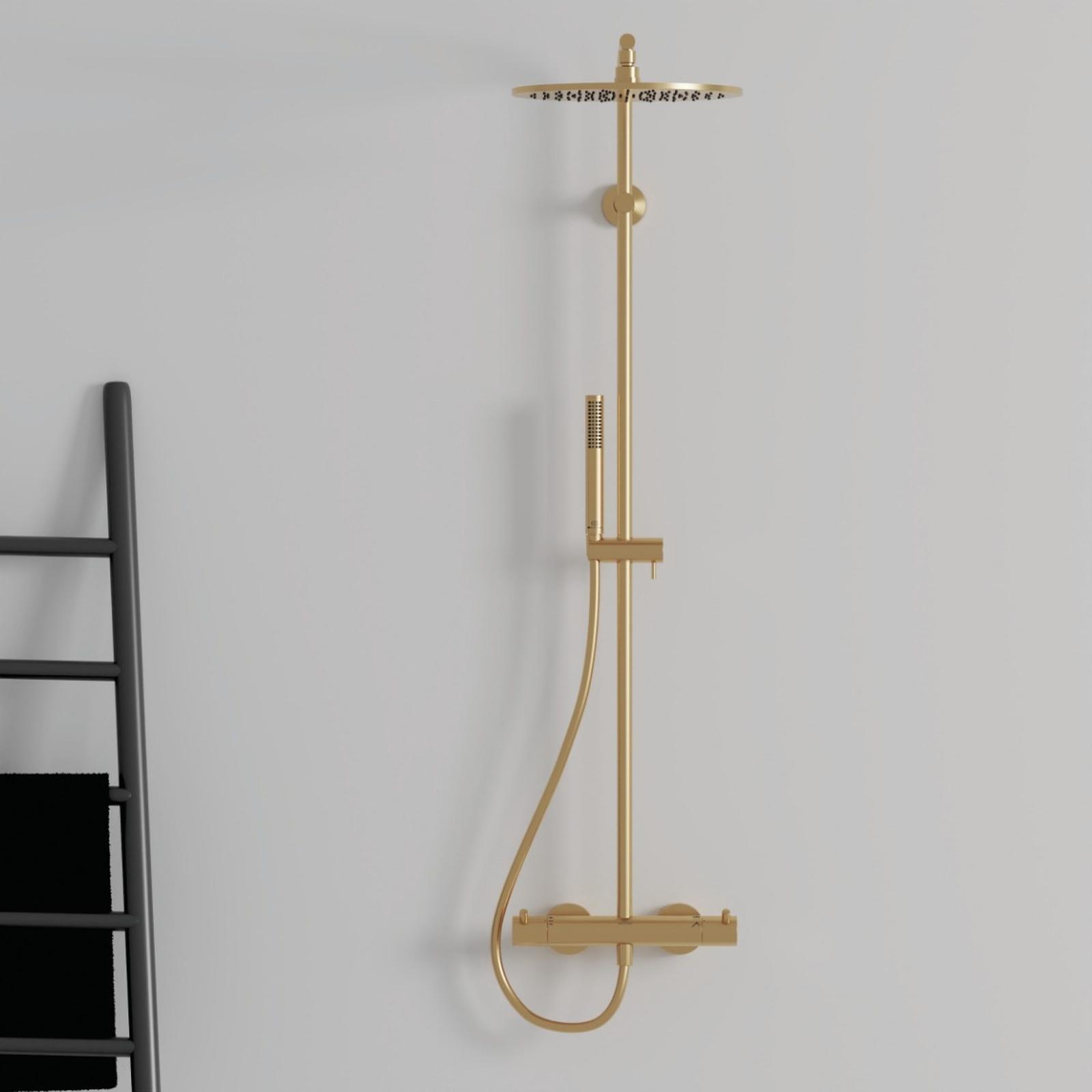 Sistem Ideal Standard Ceratherm T 125, baterie termostatata, finisaj auriu Sistem Ideal Standard Ceratherm T 125, baterie termostatata, finisaj auriu