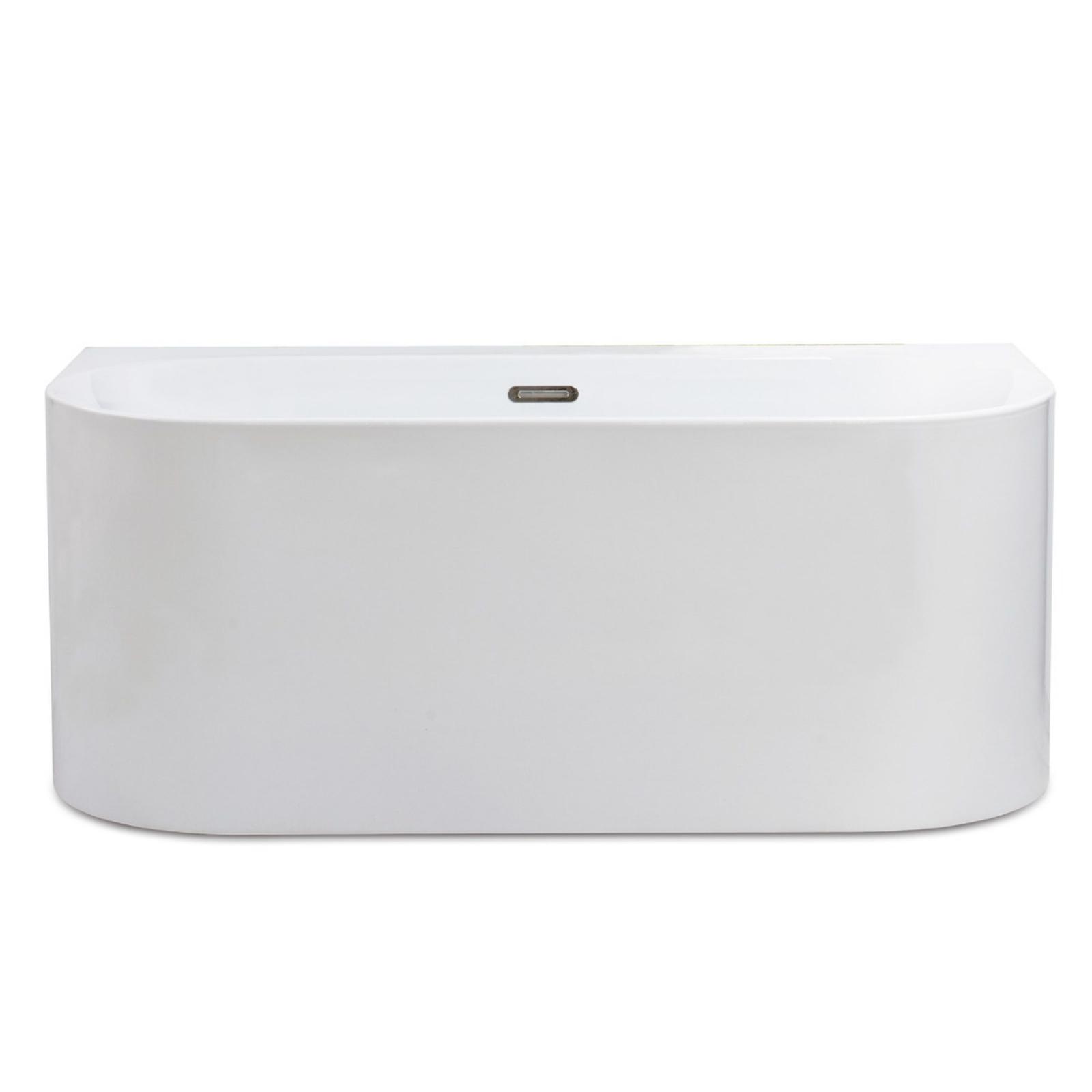 Cada freestanding ovala, West Harmony, acril, 150 x 80.5 cm, alb