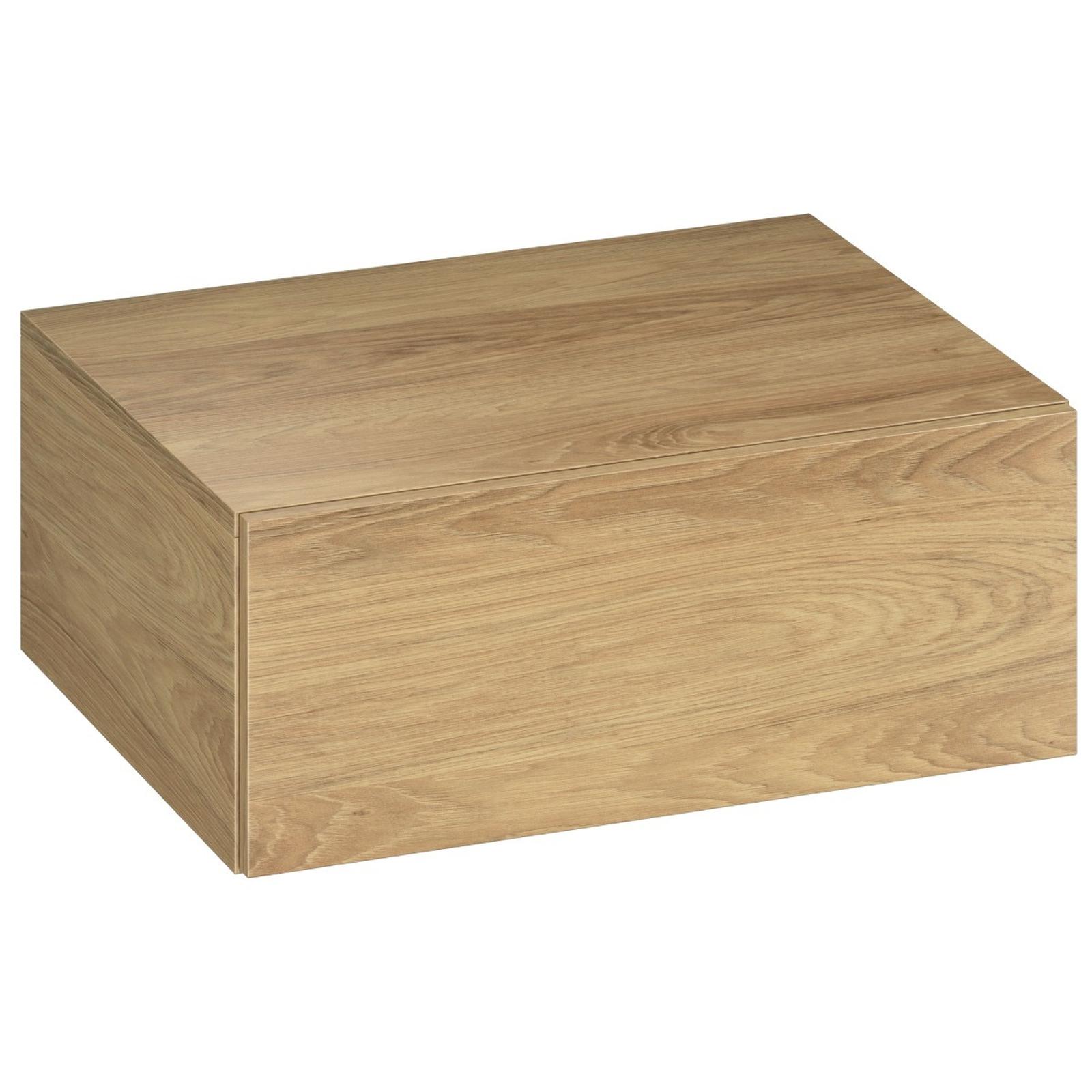 Sertar Cersanit Garda S1001-011, cu sertare, suspendat, PAL, stejar, 75.5 x 75.5 x 44.6 cm