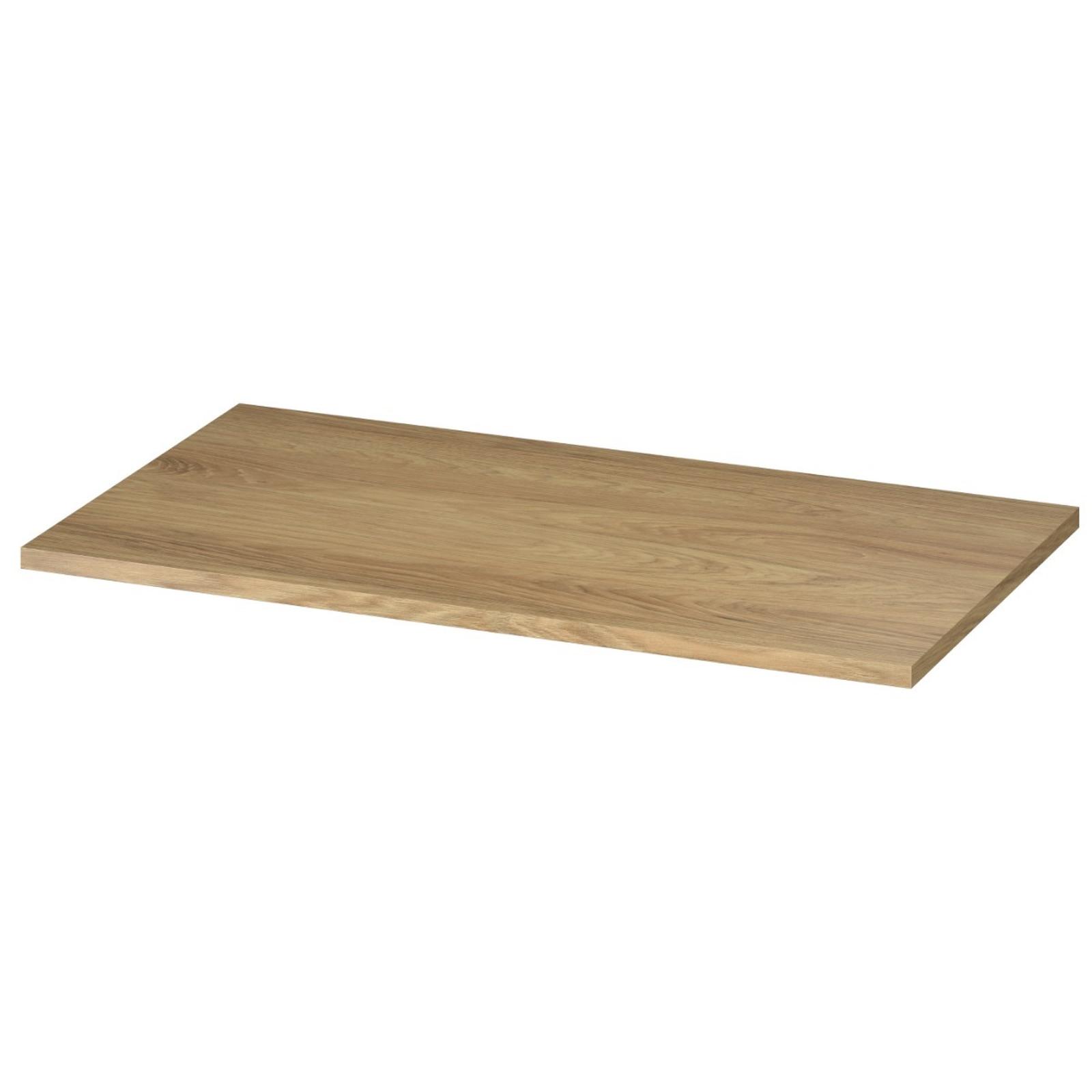 Blat pentru lavoar baie, Cersanit Garda S1001-044, PAL, stejar, 80 x 45 cm