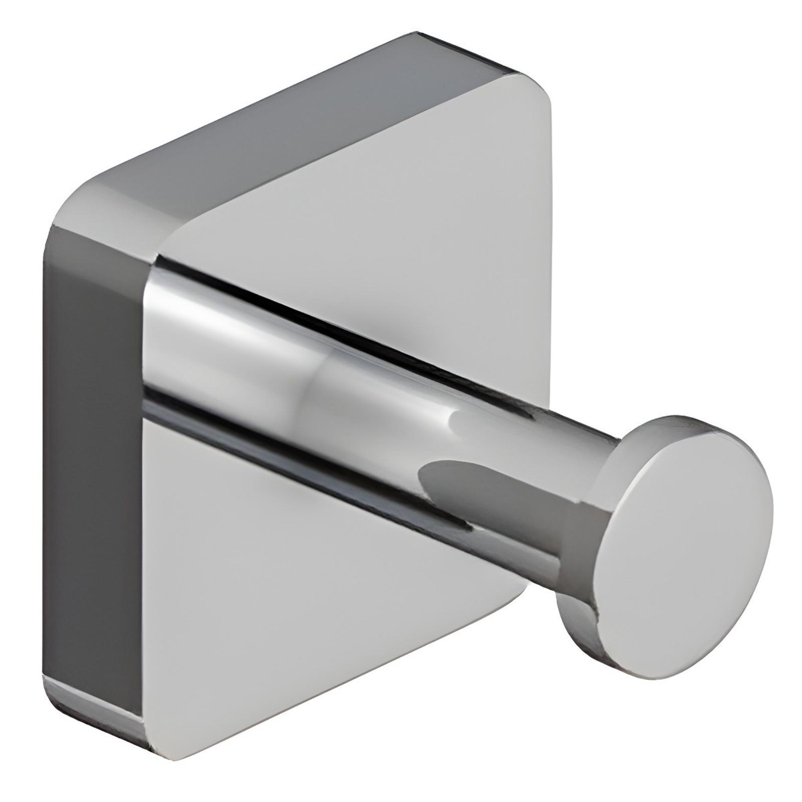 Cuier baie Kludi Vela S 2598405, montaj pe perete, cromat, 1 agatatoare