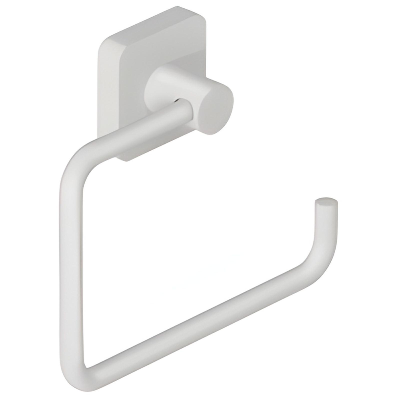 Suport hartie igienica, Kludi Vela S 2598253, fara clapeta, alb mat, 11.2 x 13.9 x 3.5 cm