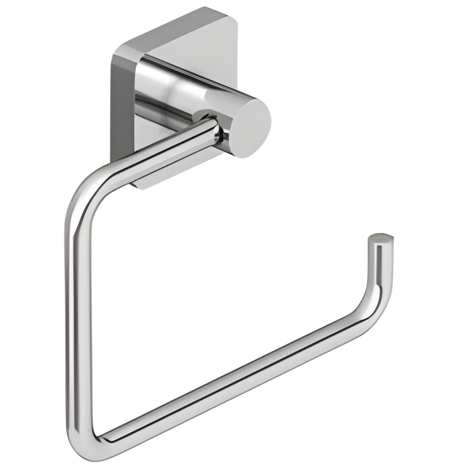 Suport hartie igienica, Kludi Vela S 2598205, fara clapeta, cromat, 11.2 x 13.9 x 3.5 cm