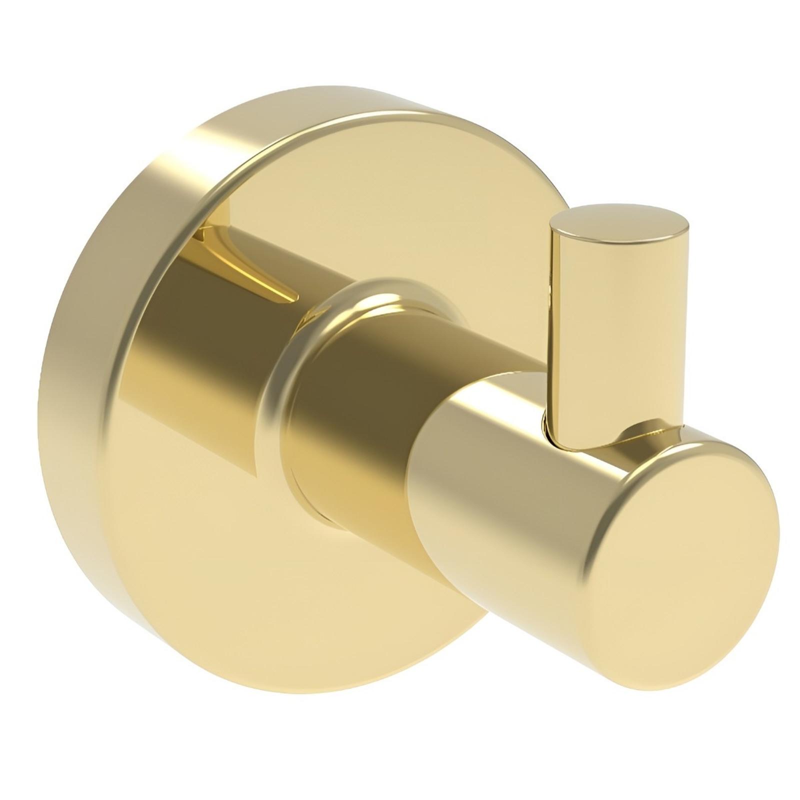 Cuier baie AC1510GO Iobago Alfa , montaj pe perete, auriu, 1 agatatoare Cuier baie AC1510GO Iobago Alfa , montaj pe perete, auriu, 1 agatatoare