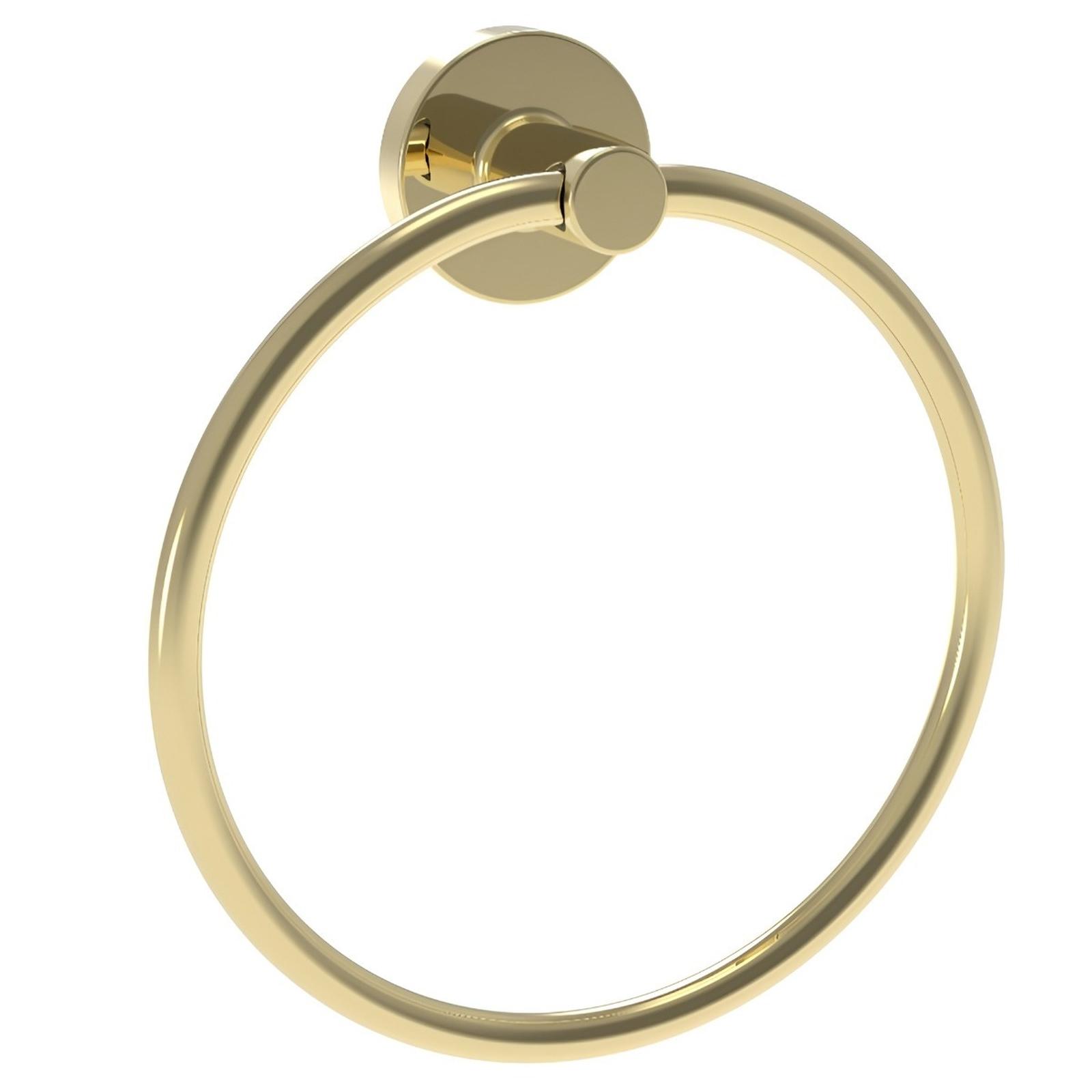 Suport AC1508GO prosop baie Iobagno Alfa , tip inel, auriu, 16 x 16 x 4.8 cm Suport AC1508GO prosop baie Iobagno Alfa , tip inel, auriu, 16 x 16 x 4.8 cm