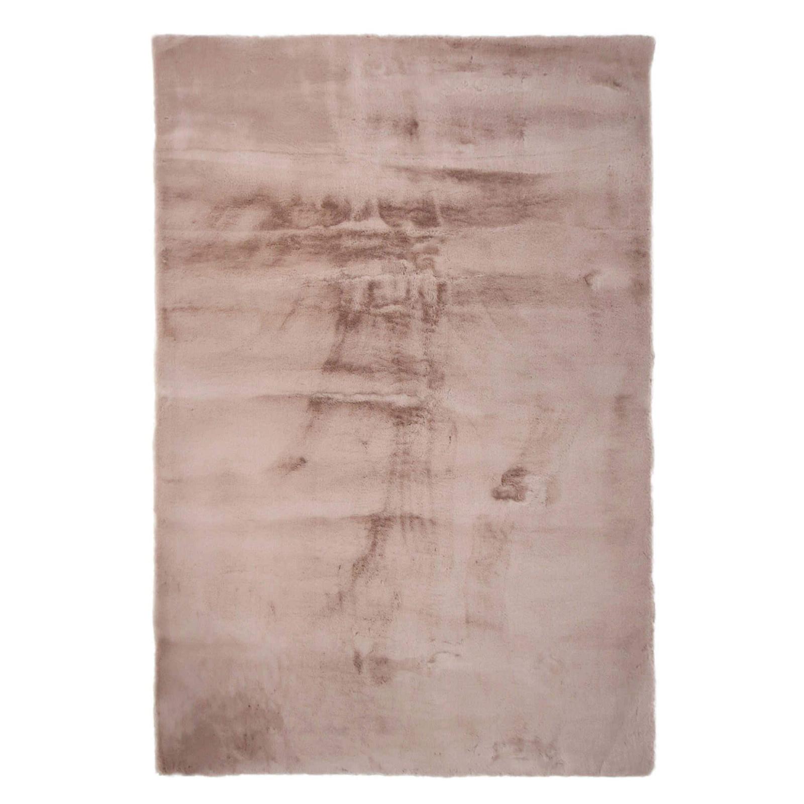 Covor Chip Pes 1506, 80 x 150 cm, pufos, poliester, roz pal, dreptunghiular