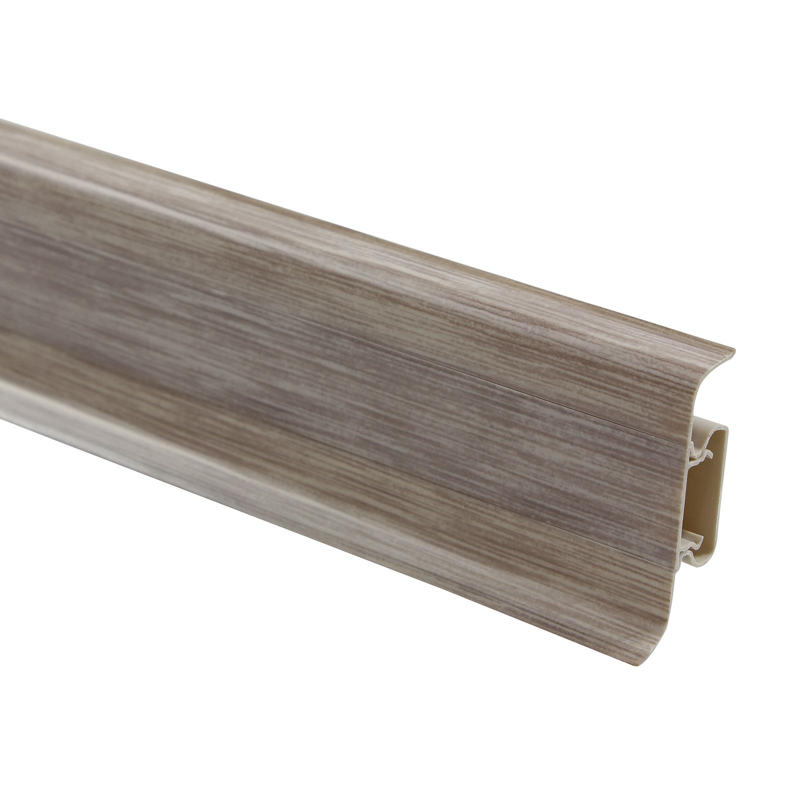 Plinta parchet PVC Set 10456-6016, canal cablu, minerva, 2500 x 52 x 22 mm