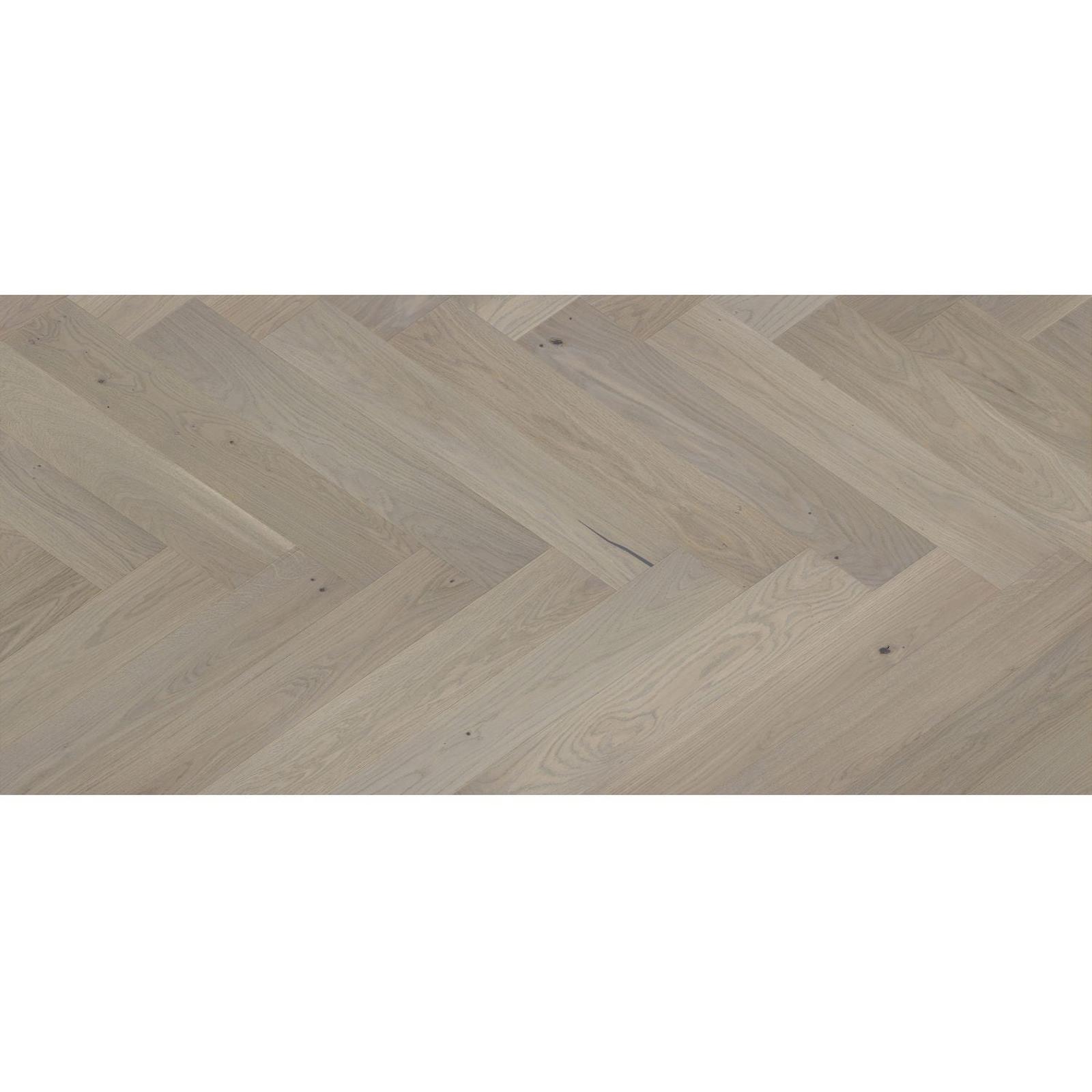 Parchet triplustratificat 14 mm Diana Forest Herringbone Beige Dhalia, stejar gri family, finisaj lac mat