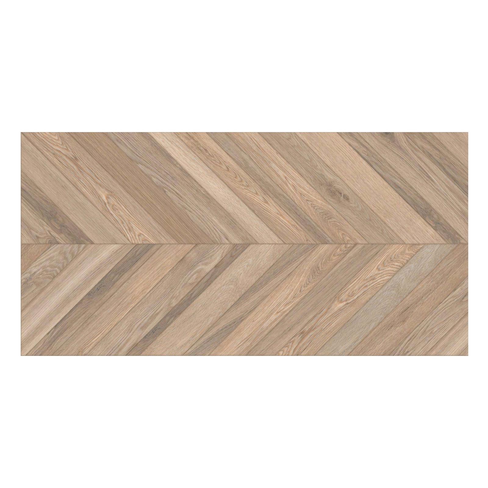 Gresie Chateau Brown 6133, 60 x 120 cm, maro, mata, rectificata, imitatie lemn