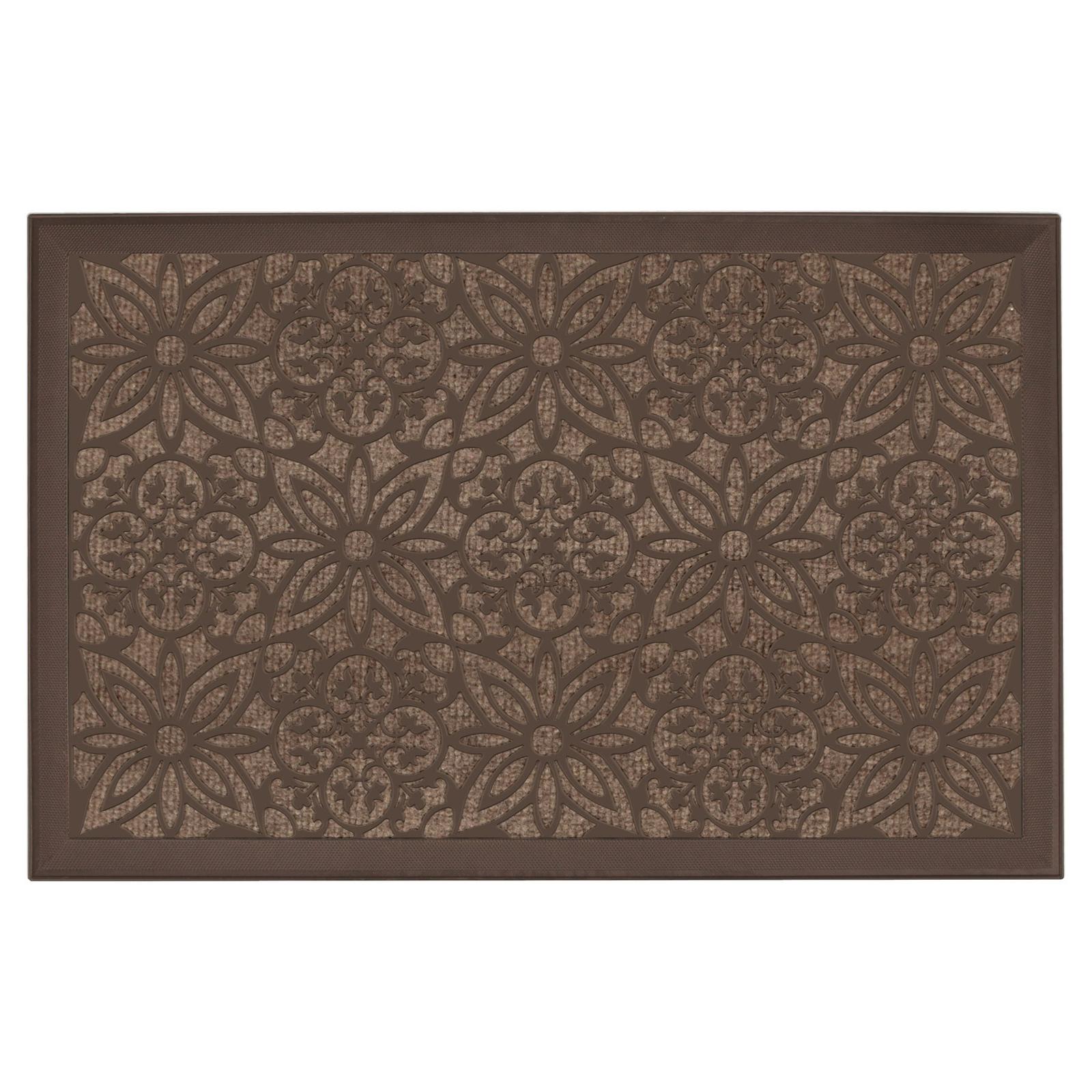 Covor intrare exterior Gemitex 40037, 40 x 60 cm, polipropilena, bej, dreptunghiular