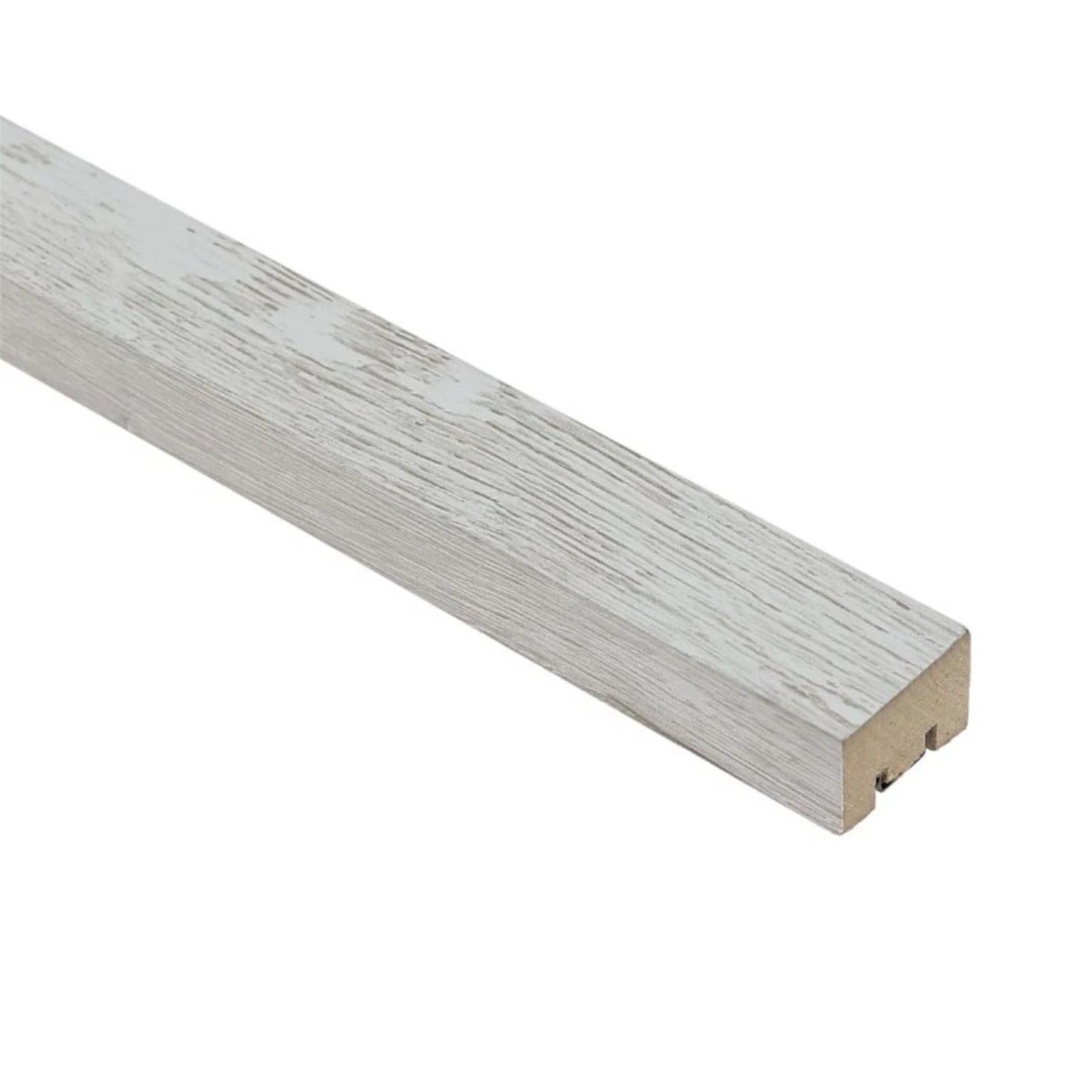 Riflaj decorativ cu profil de montaj, MDF, Set, stejar andenes, 2800 x 33 x 19 mm