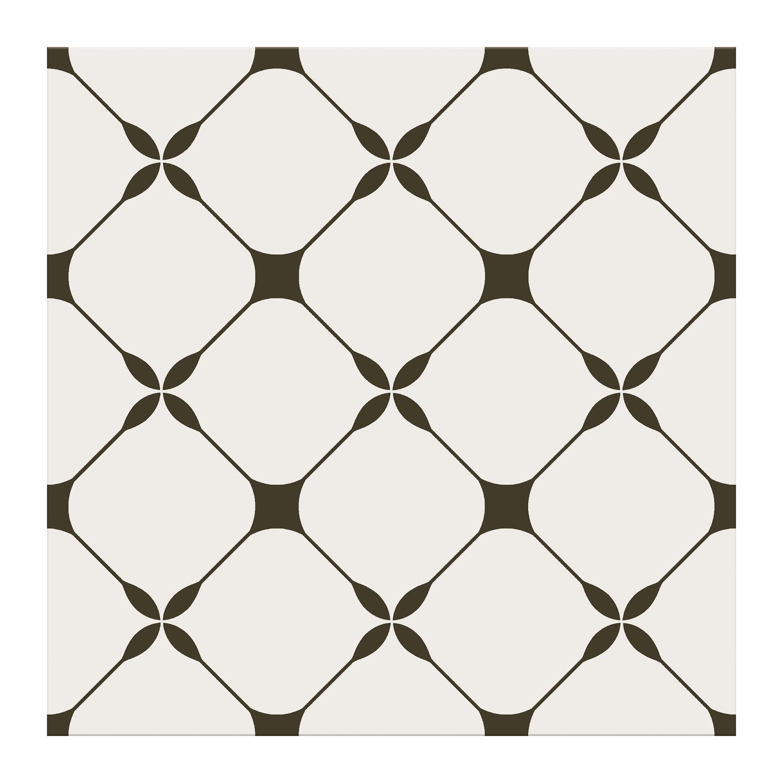 Gresie Patchwork Sentima, 29.8 x 29.8 cm, alb, mata