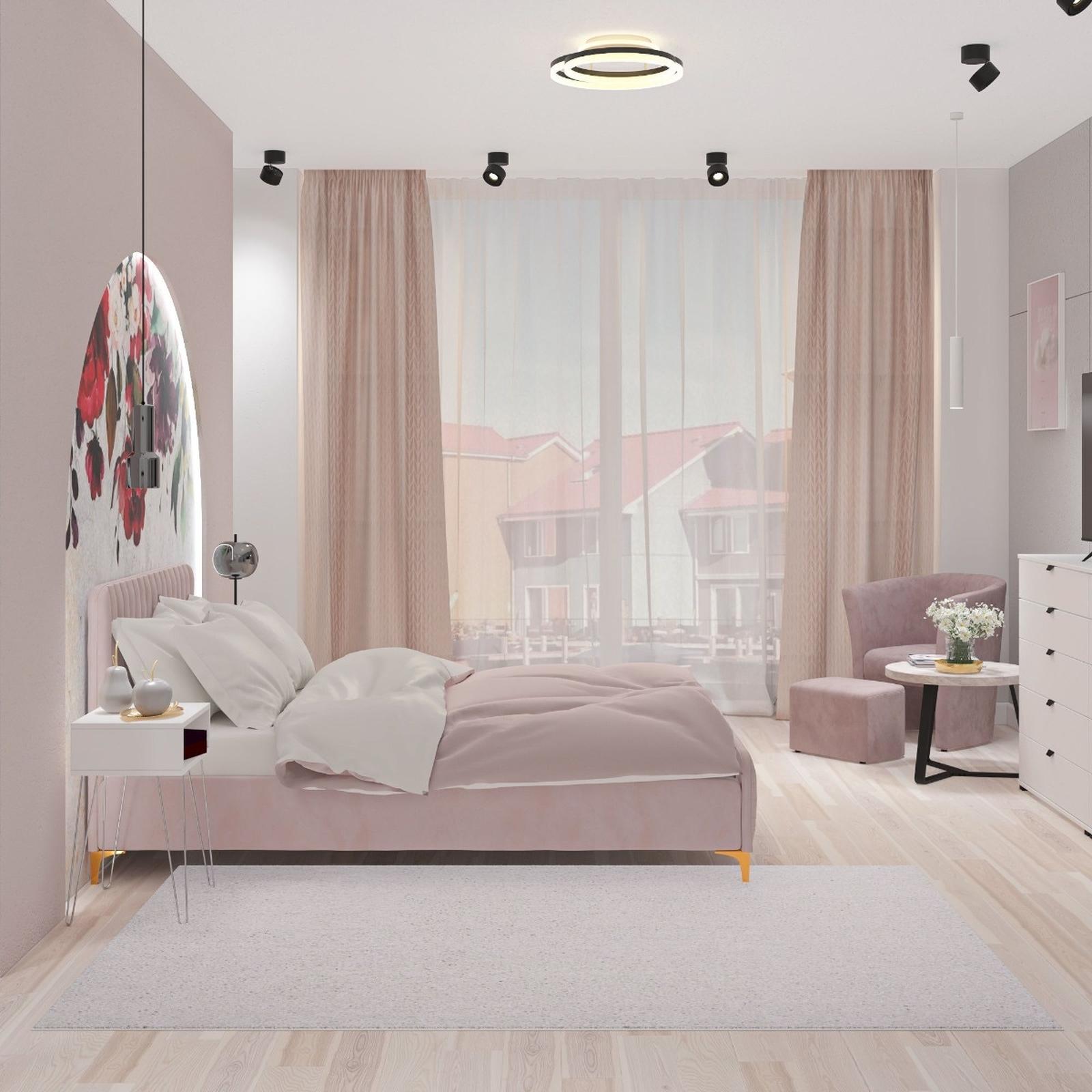 Covor New York 160 x 240 cm, modern, poliester, crem, dreptunghiular, 90WFW 1K
