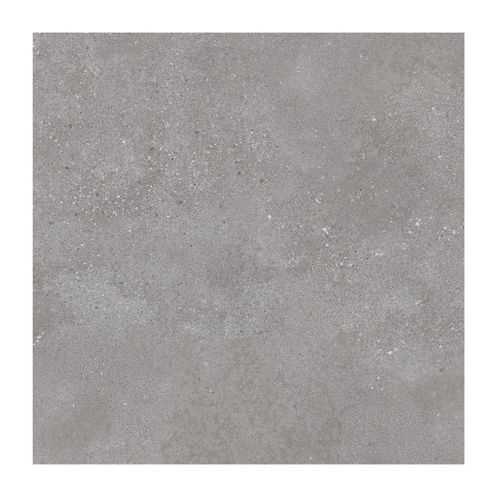 Gresie portelanata Betonico Grey, 60 x 60 cm, gri, mata, rectificata, aspect piatra