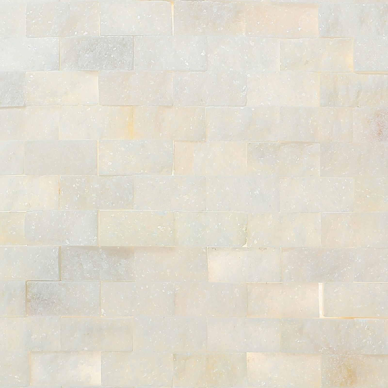 Piatra naturala decorativa Usak White, interior / exterior, alb, pachet 6 bucati